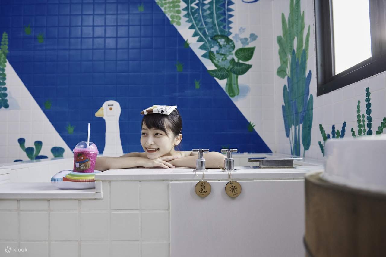 Yilan Jiaoxi｜Onion Hot Spring｜Habitación de baño termal privada・Experiencia de baño público taiwanés・Aguas termales de Jiaoxi