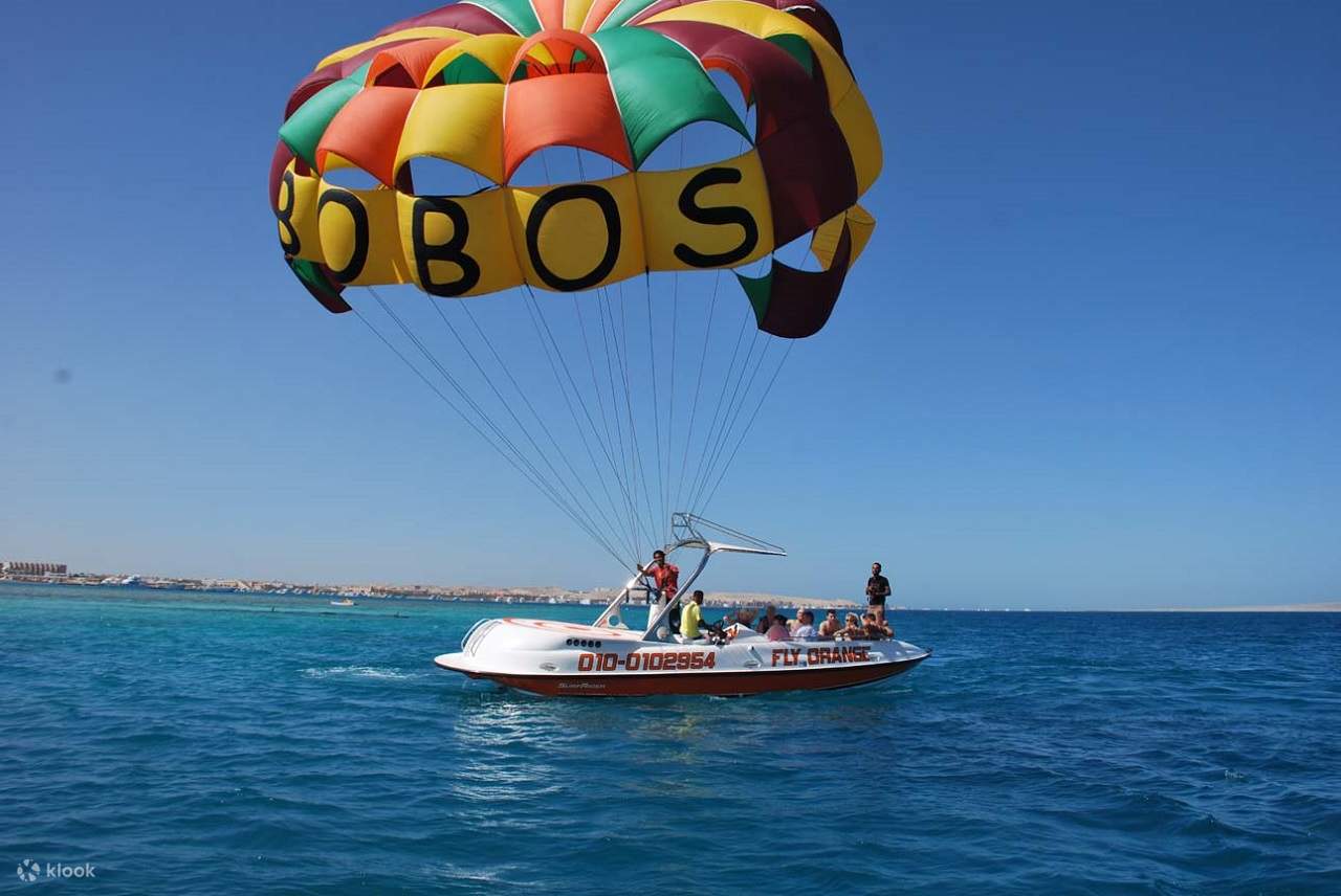红海高空滑翔伞探险之旅（含接送） - 洪加达