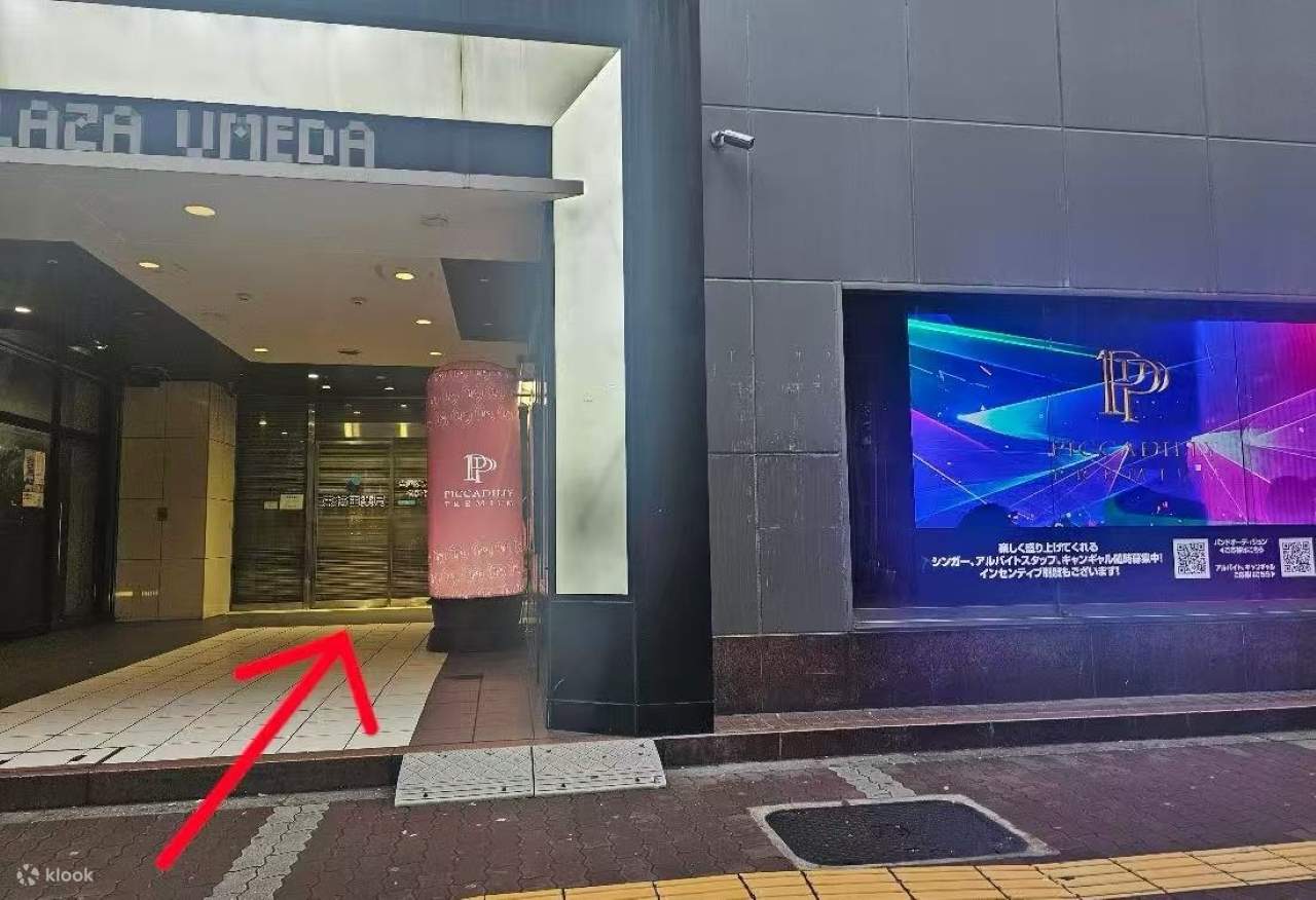 Osaka: Tiket PICCADILLY PREMIUM Live Show & Klub Malam