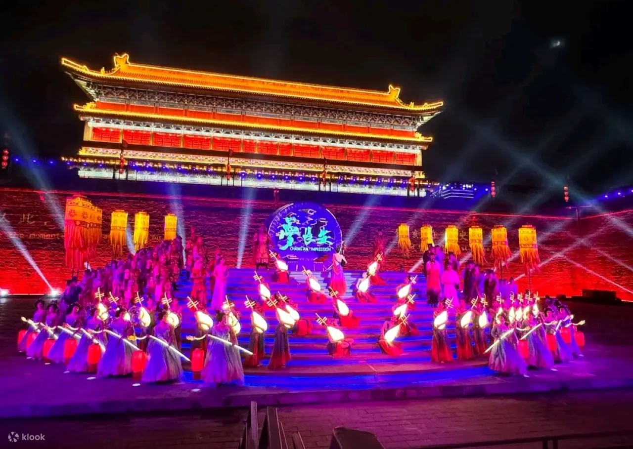 西安《梦长安》演出票+城墙票