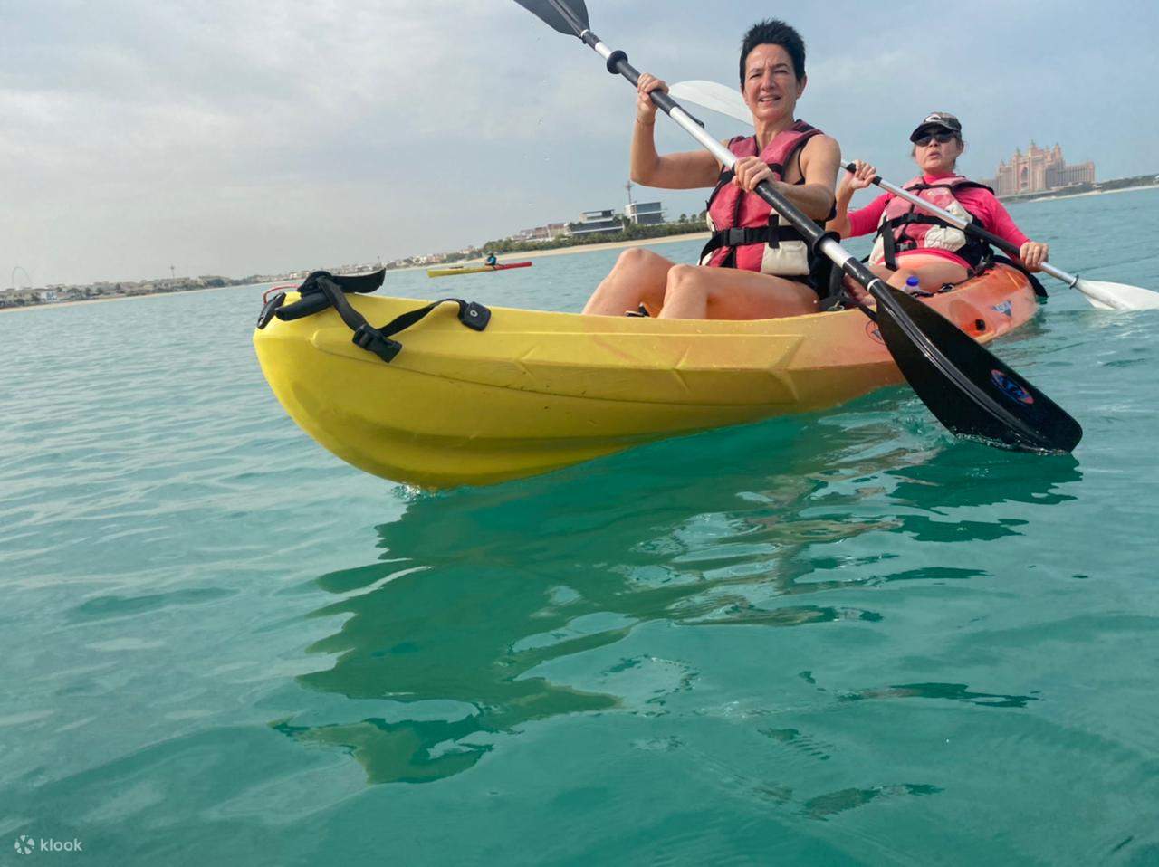 Tour chèo thuyền kayak đôi Palm Jumeirah