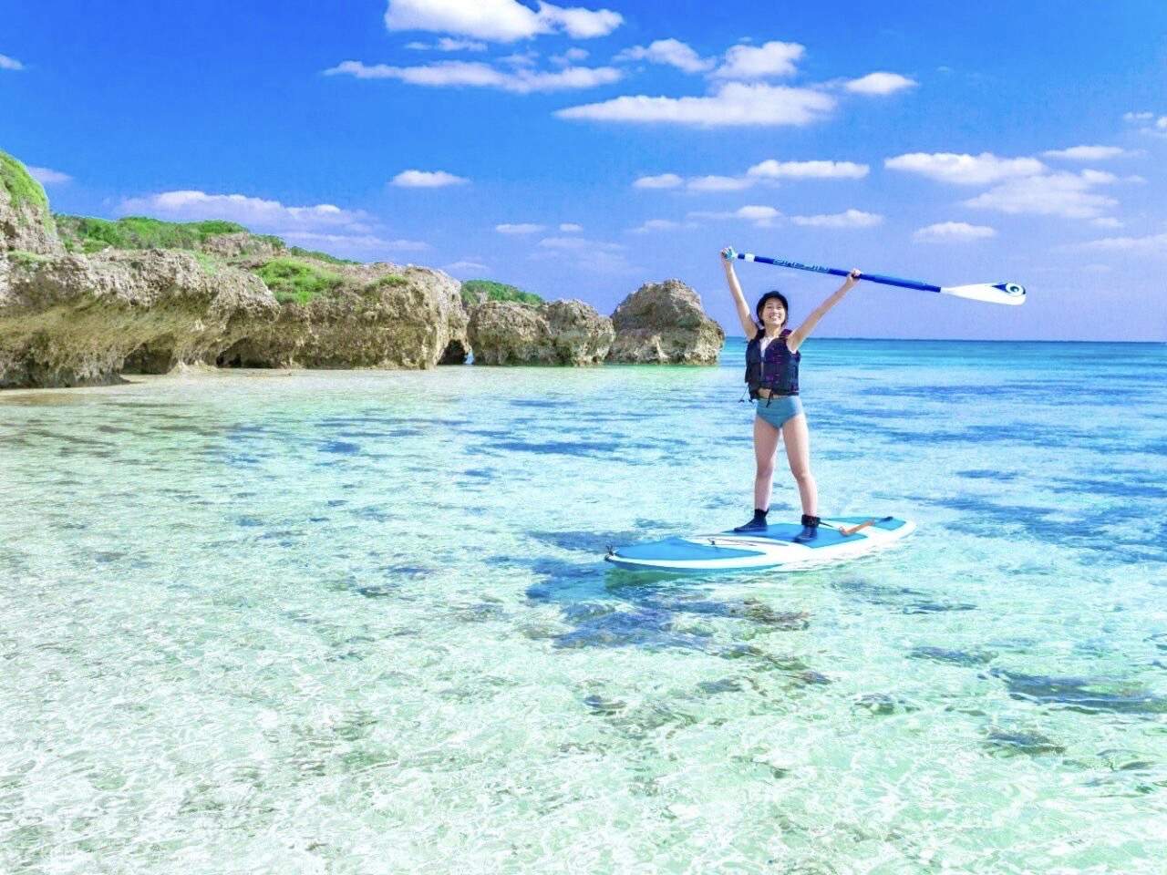 宮古島 絕景宮古藍海灘SUP或獨木舟體驗（沖繩）