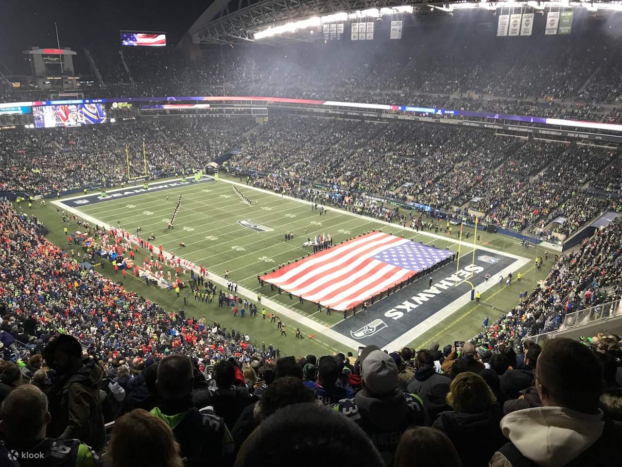 Perlawanan Bola Sepak Seattle Seahawks di Lumen Field