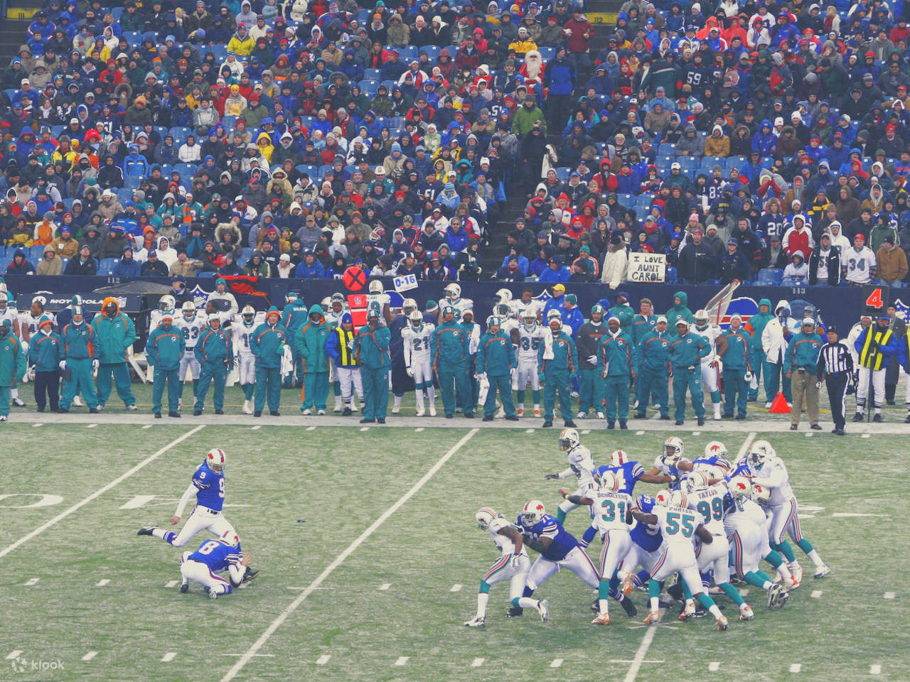 การแข่งขันฟุตบอล Buffalo Bills ที่สนาม Highmark Stadium