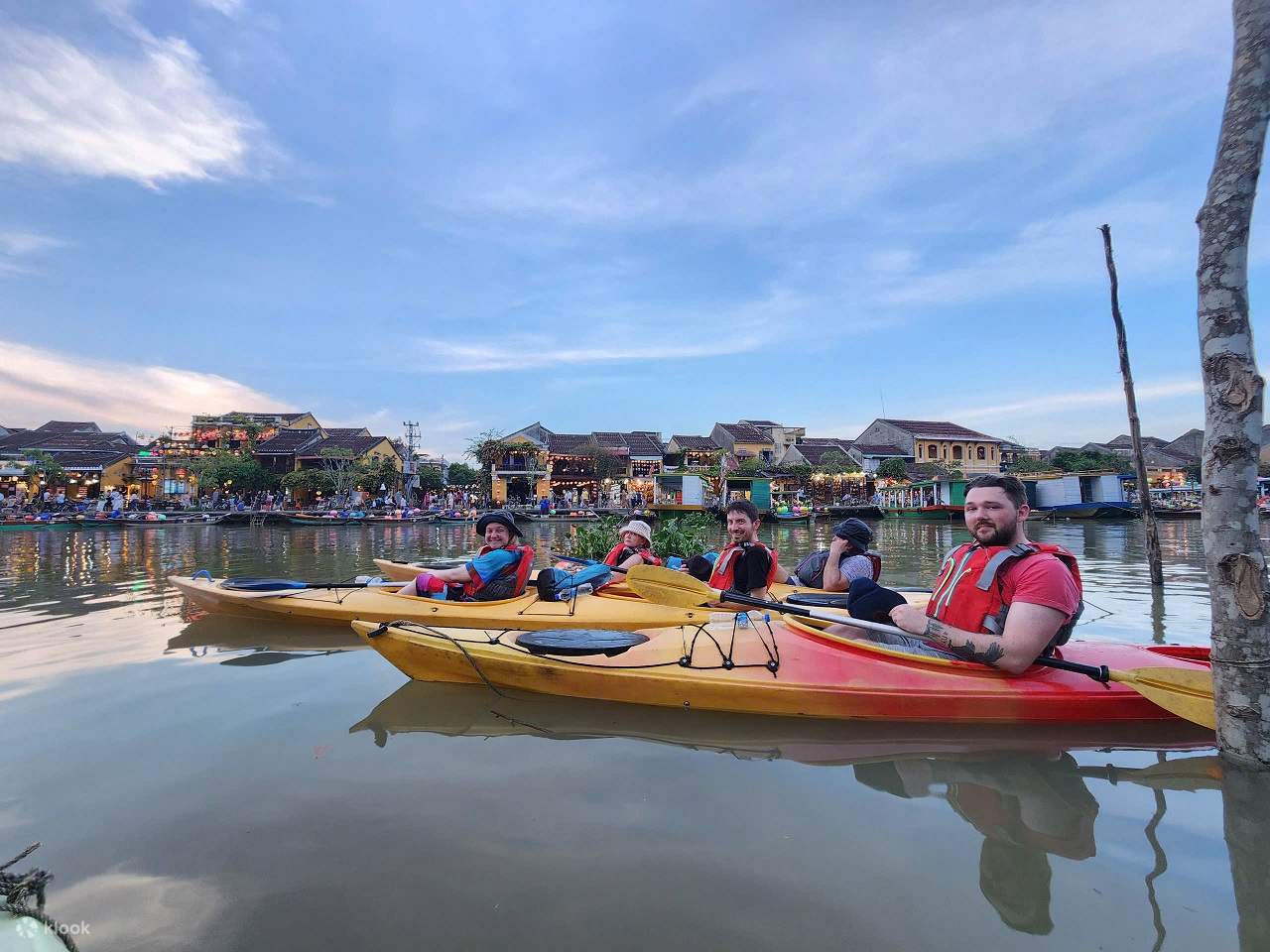 호이안 선셋 카약 수상 어드벤처 체험