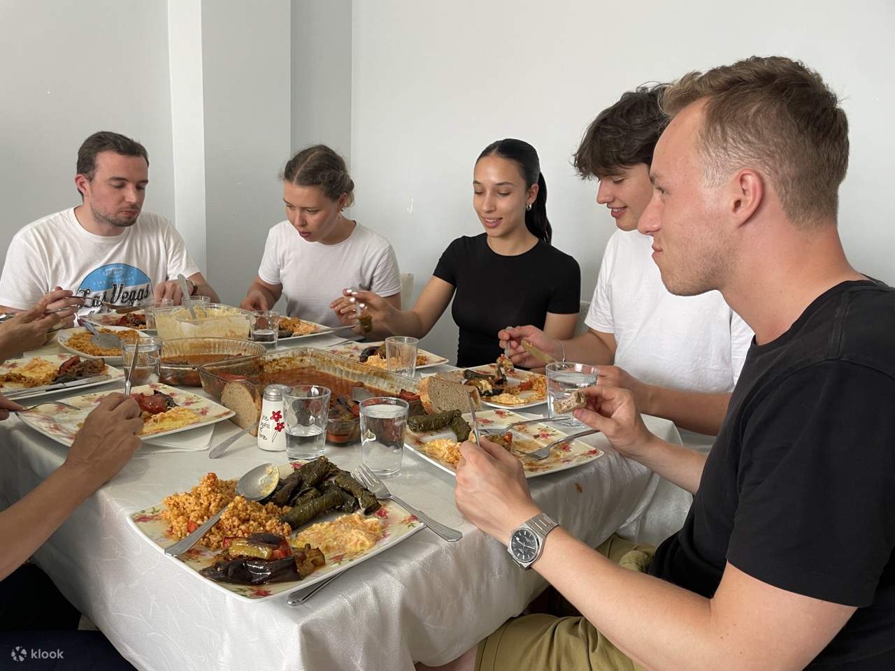 Authentisches türkisches Abendessen bei einer einheimischen Familie