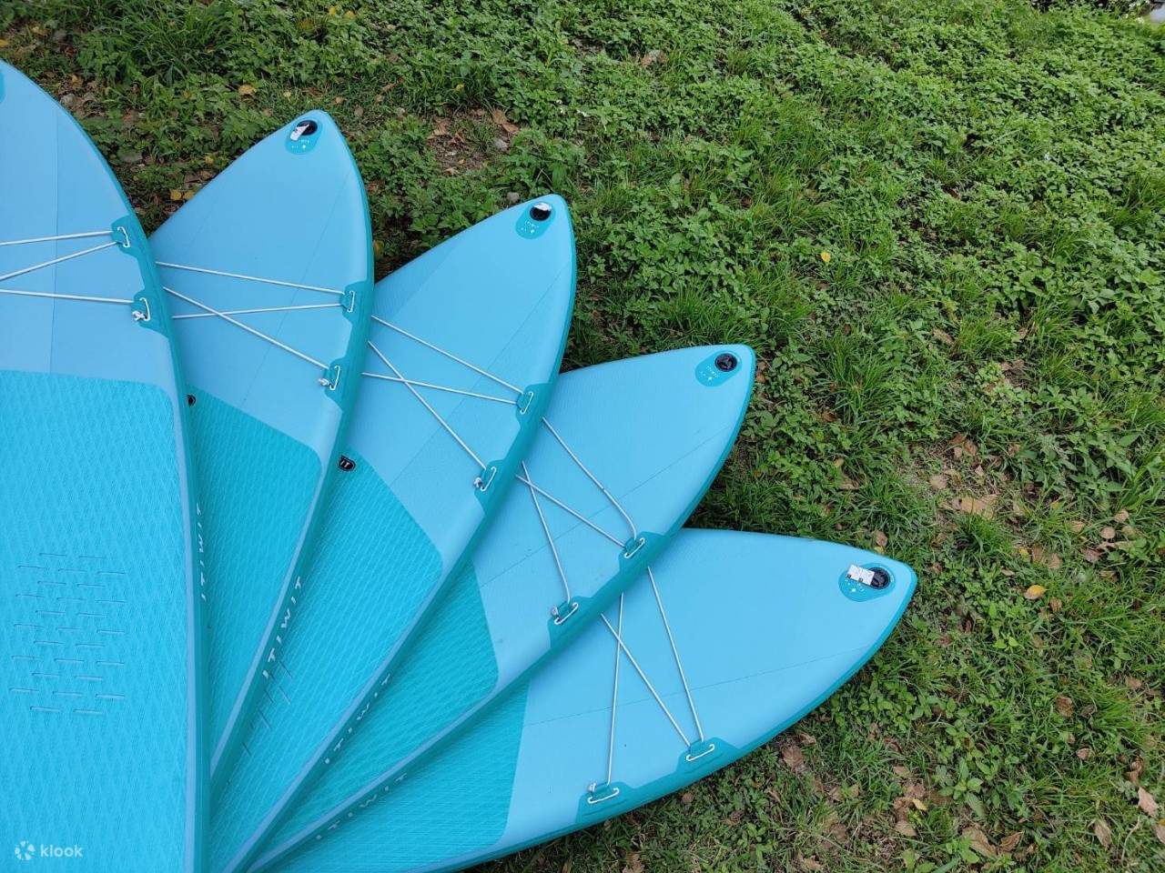 SUP軽快に街中旅行