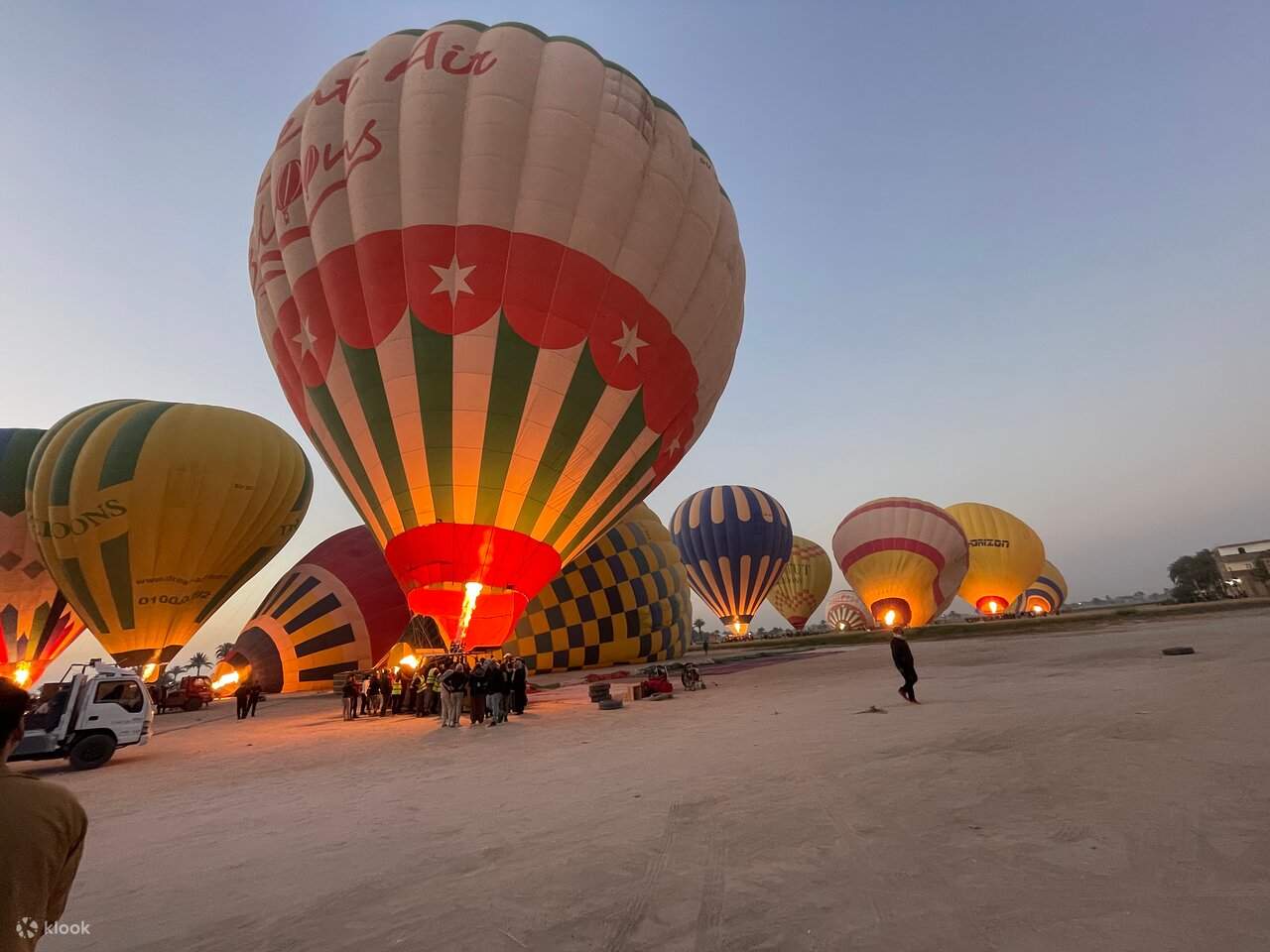 Vol en montgolfière à Louxor avec transferts inclus