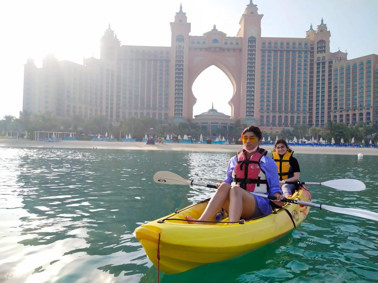 Lawatan Kayak Berganda Palm Jumeirah