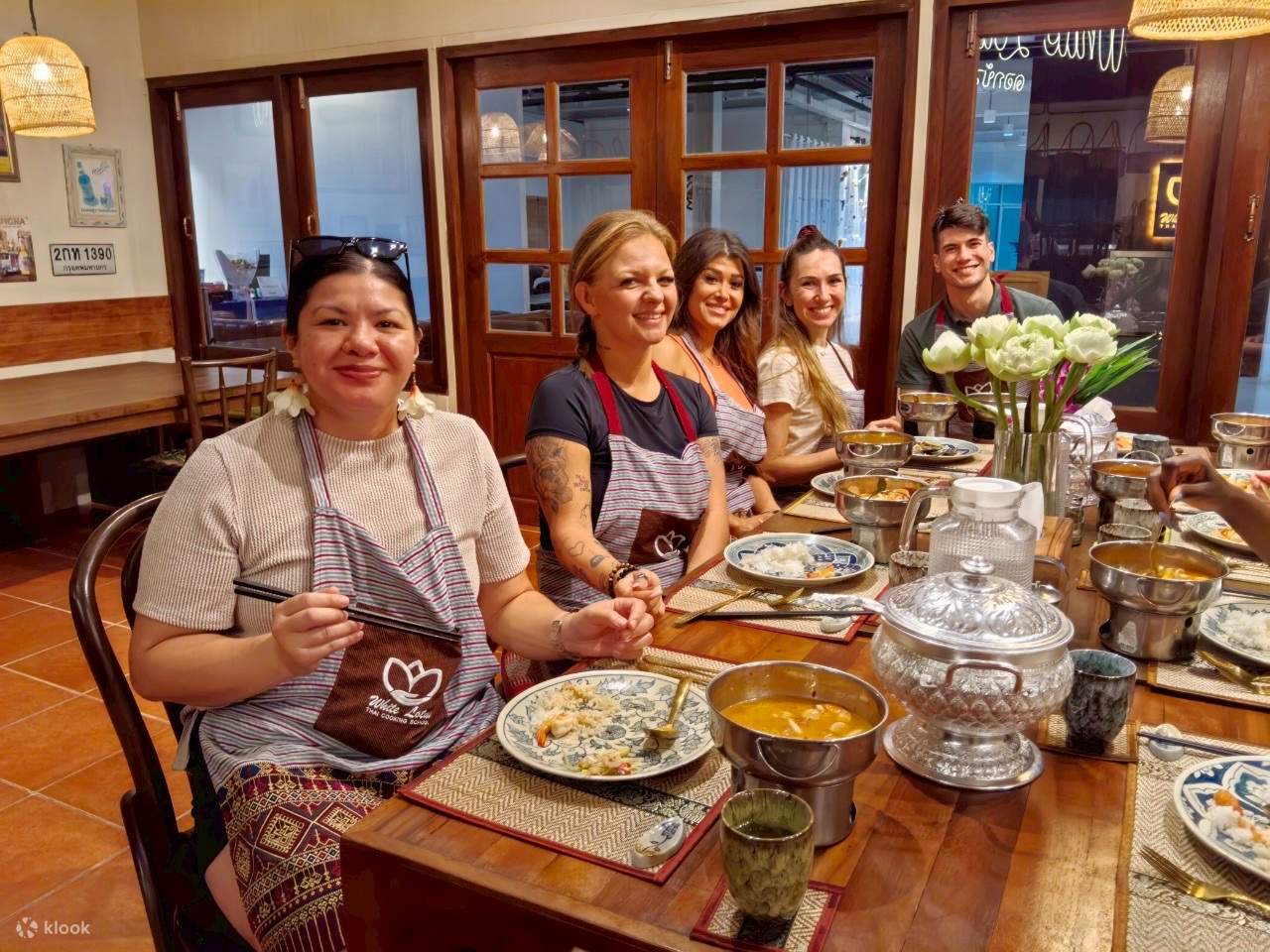 Kelas Memasak Thai White Lotus di Bangkok