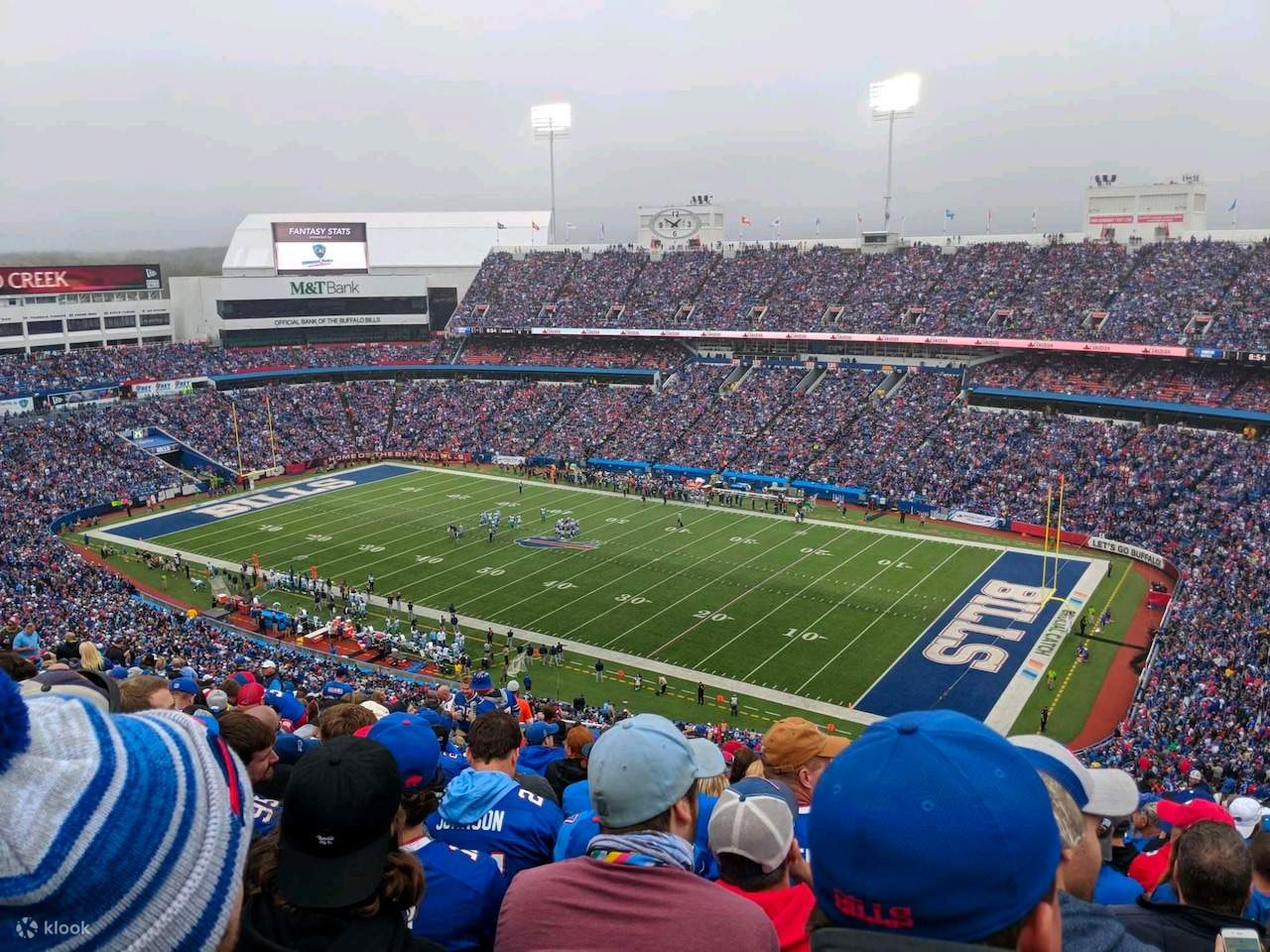 Partita di football dei Buffalo Bills all'Highmark Stadium