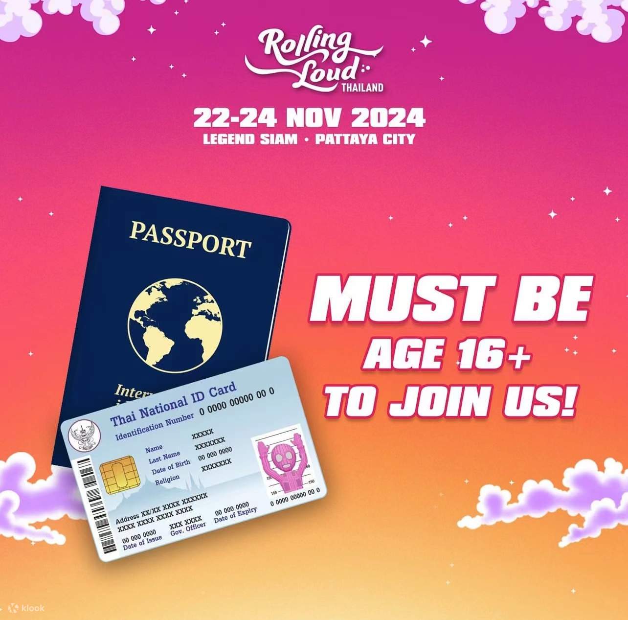 Rolling Loud 2024 Ticket in Thailand Klook