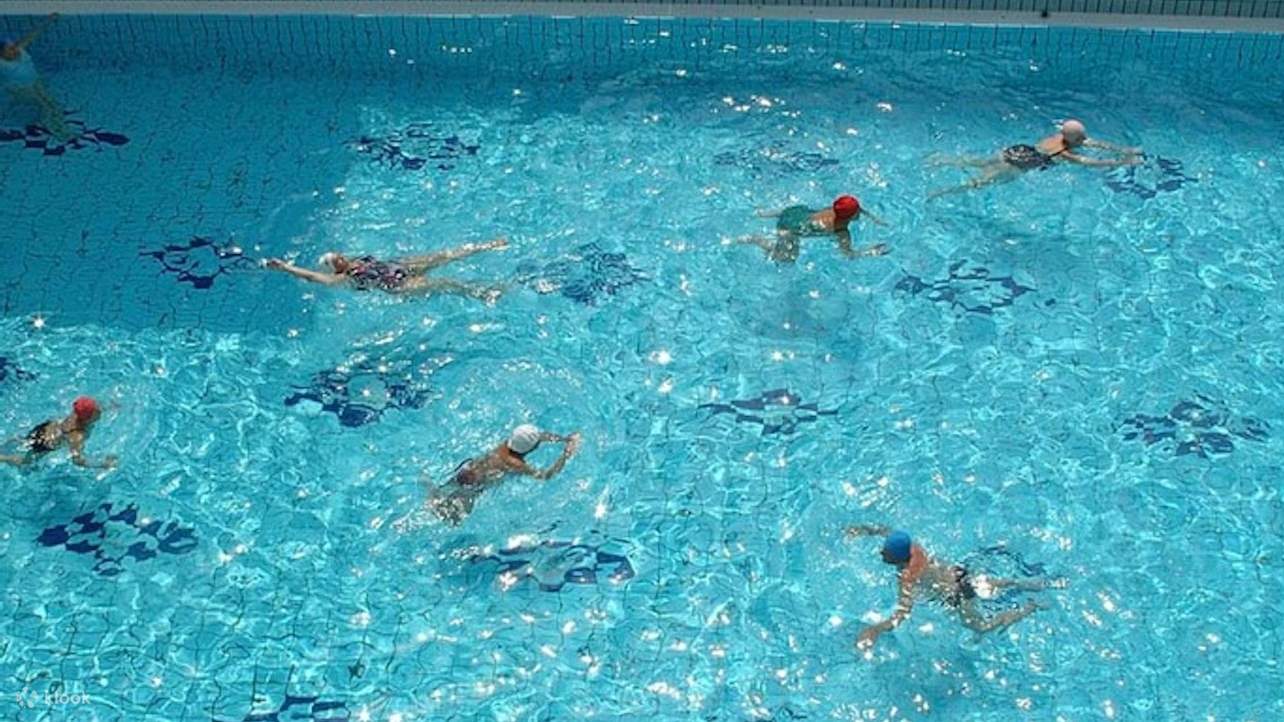 在盧卡奇溫泉浴場的礦物溫泉泳池中暢遊，享受放鬆身心的體驗