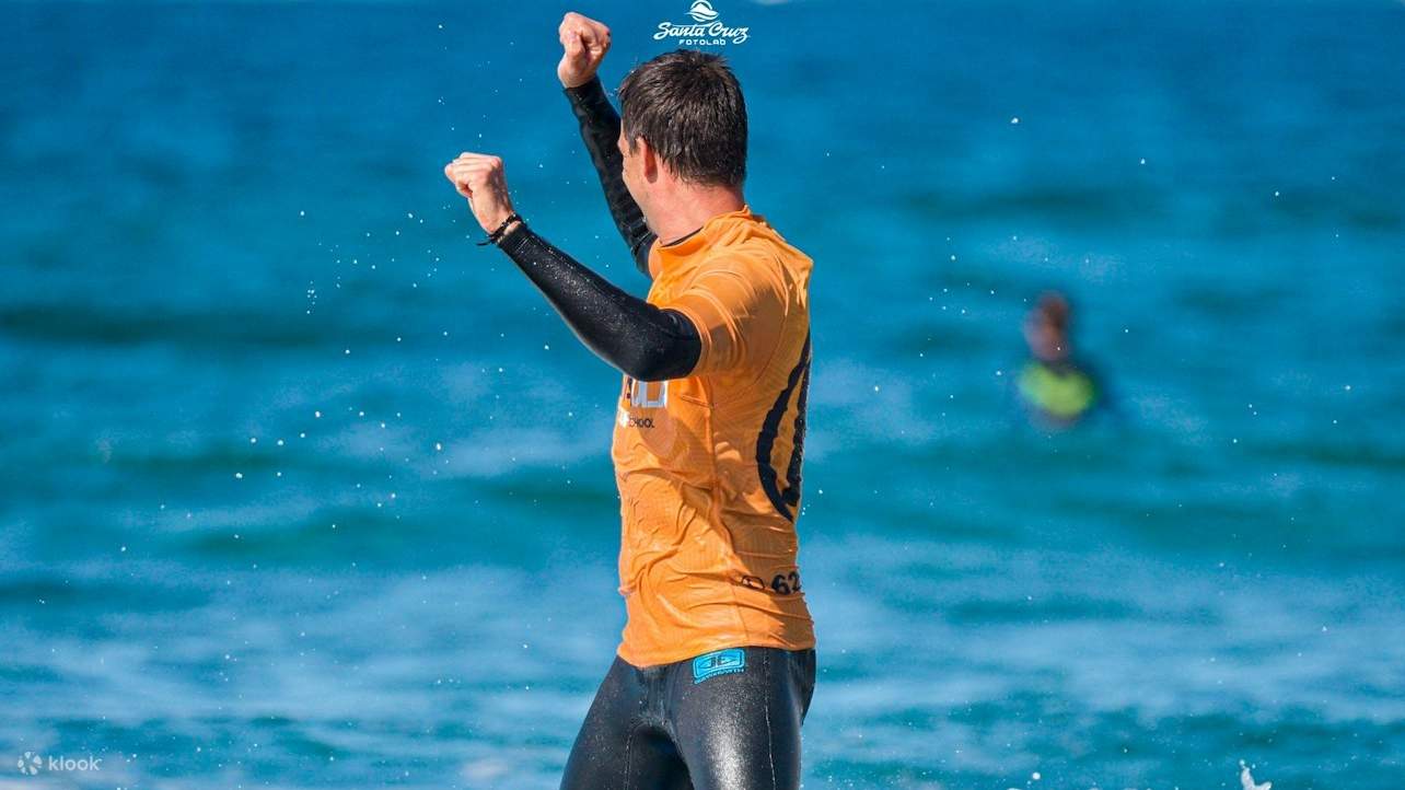 Bersemangat dan siap untuk lebih banyak lagi setelah menaklukkan ombak seperti seorang profesional