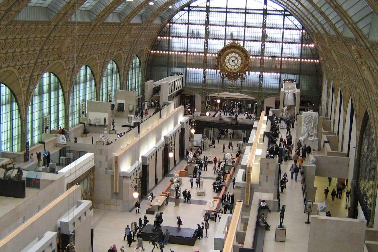 Le musée d'Orsay était une gare ferroviaire dans les années 1980.