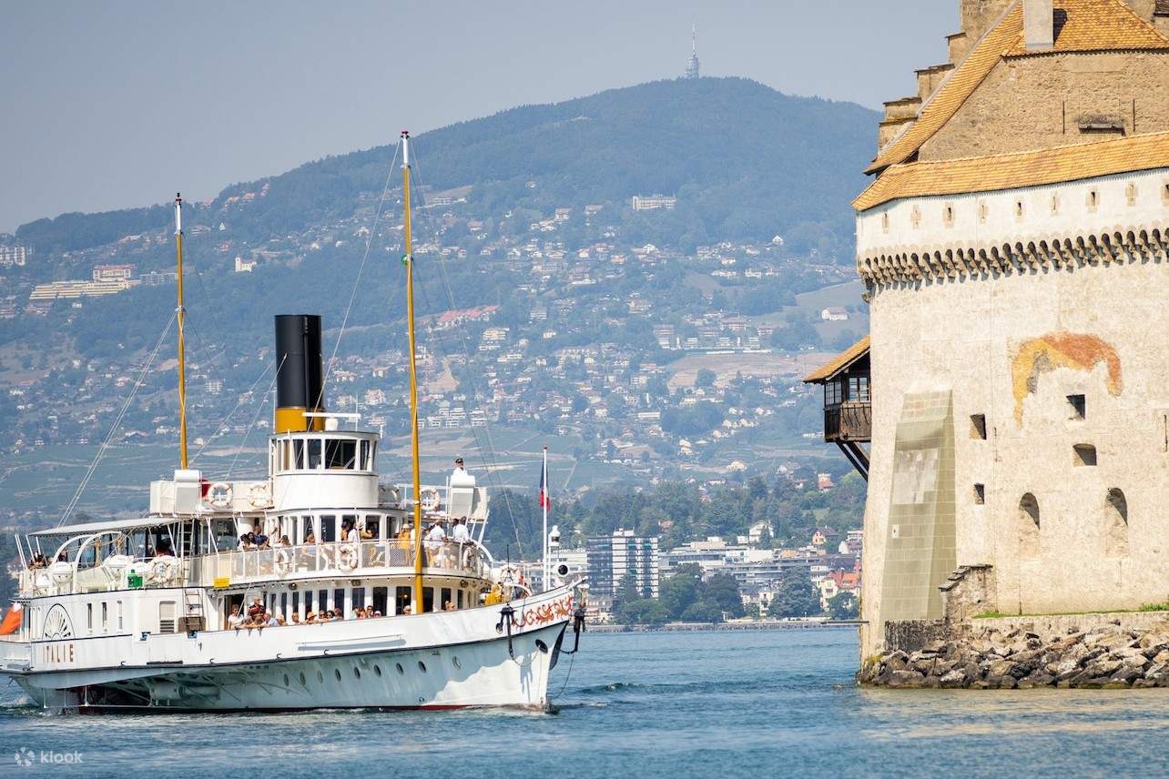 Croisière fluviale, croisière sur le lac Léman et passage devant des attractions célèbres