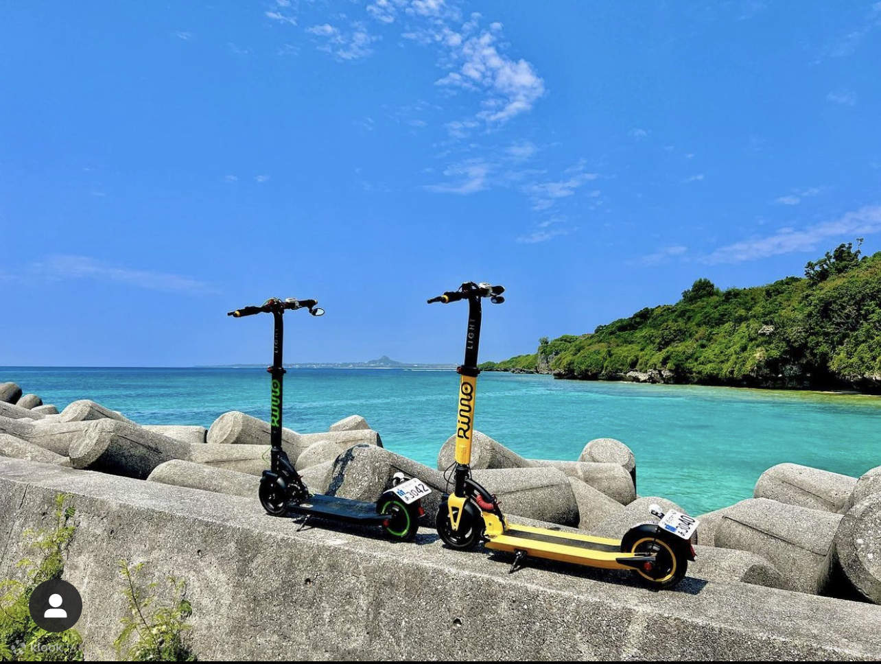 Online reservation for unlimited use of electric scooters (Naha) Klook