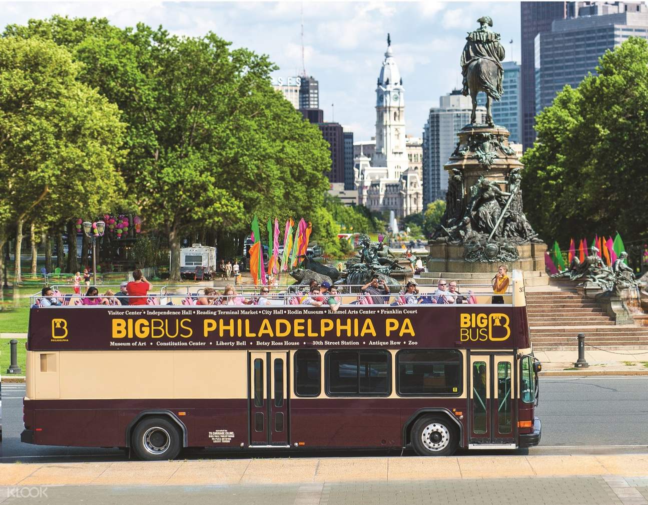 philadelphia open top bus tour