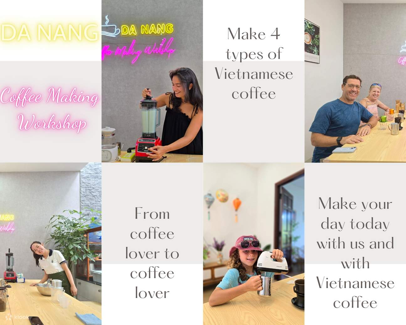 Workshop di preparazione del caffè a Da Nang