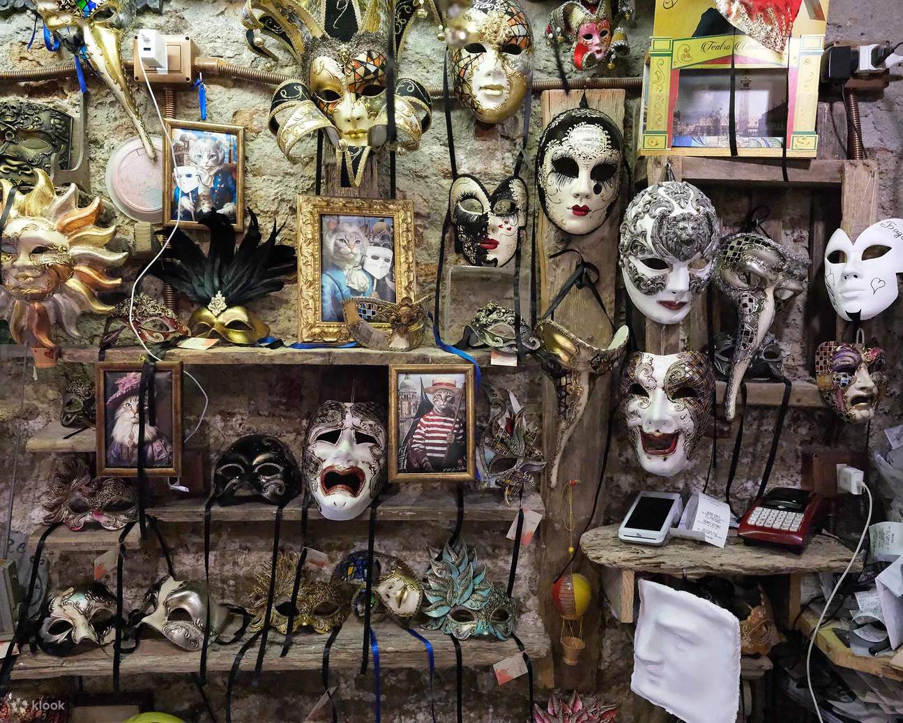 เวิร์กชอปการทำหน้ากากสำหรับงานคาร์นิวัลในเวนิส