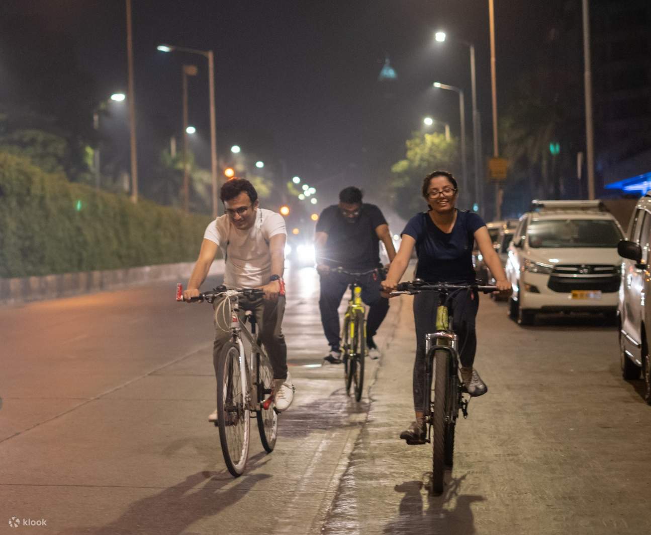Midnight top bike ride
