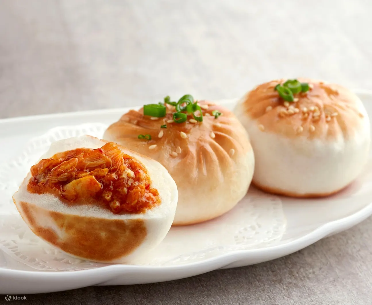 辣椒蟹肉生煎包