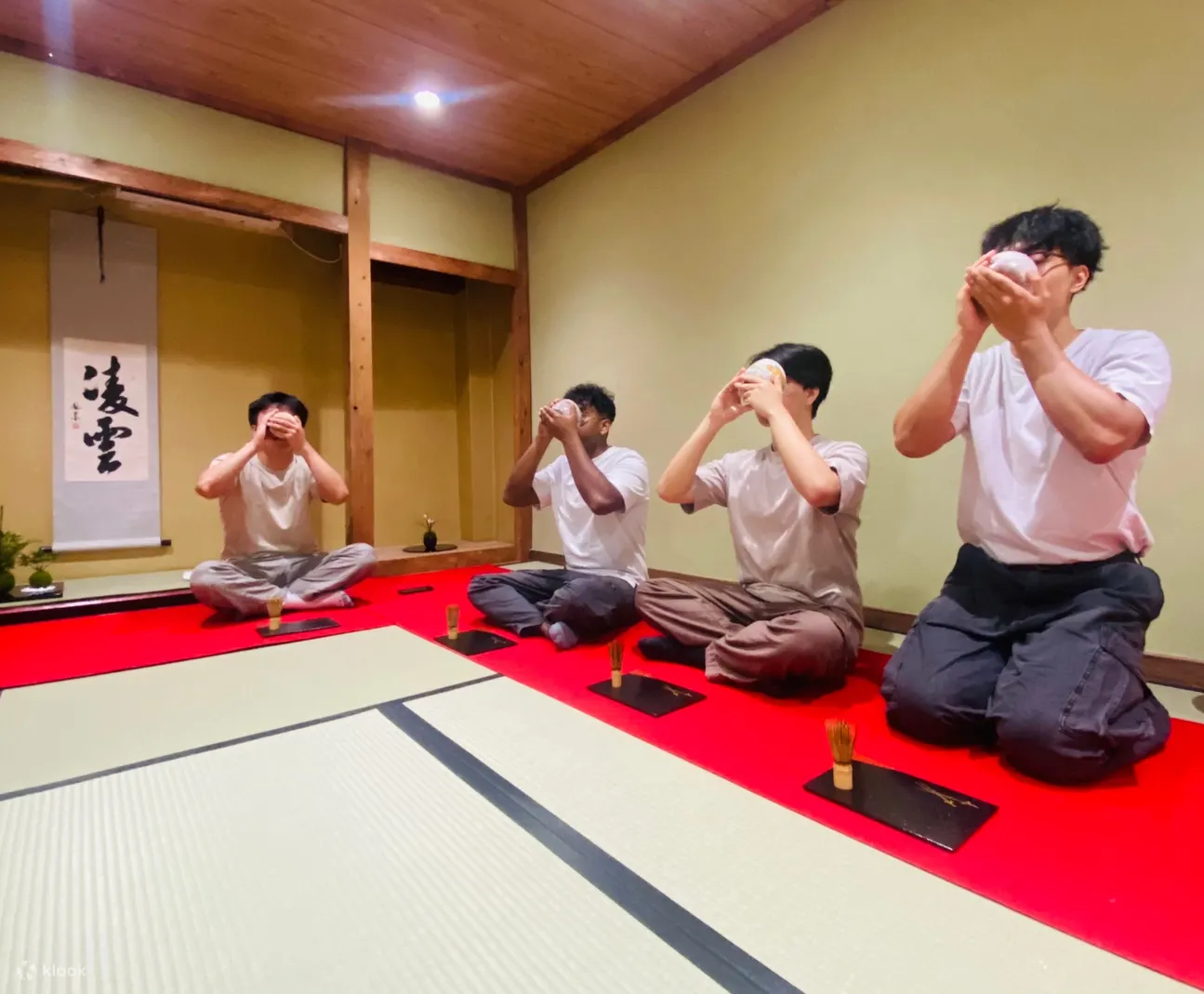 大阪での茶道体験
