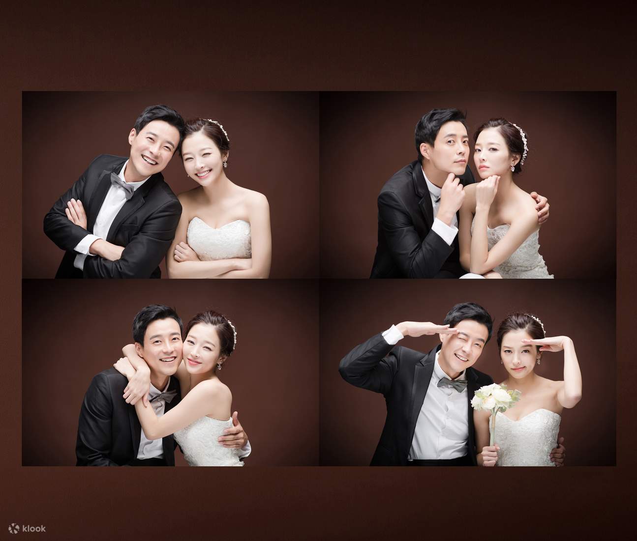 攝影棚提供婚紗及西裝