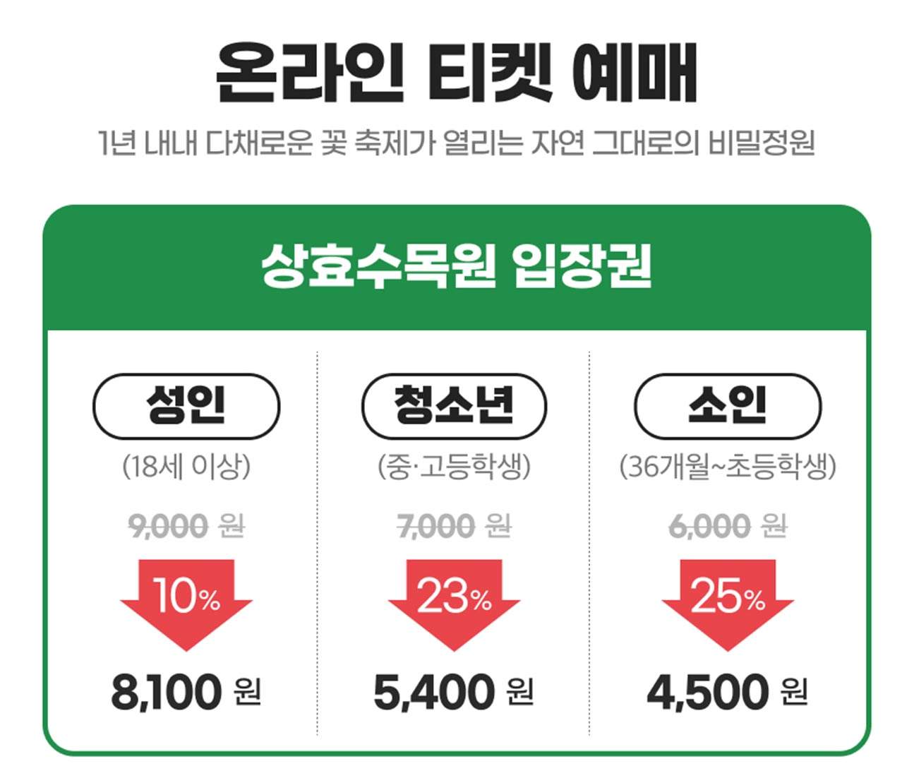 [제주/남부] 상효원 수목원 입장권 - 클룩 Klook 한국