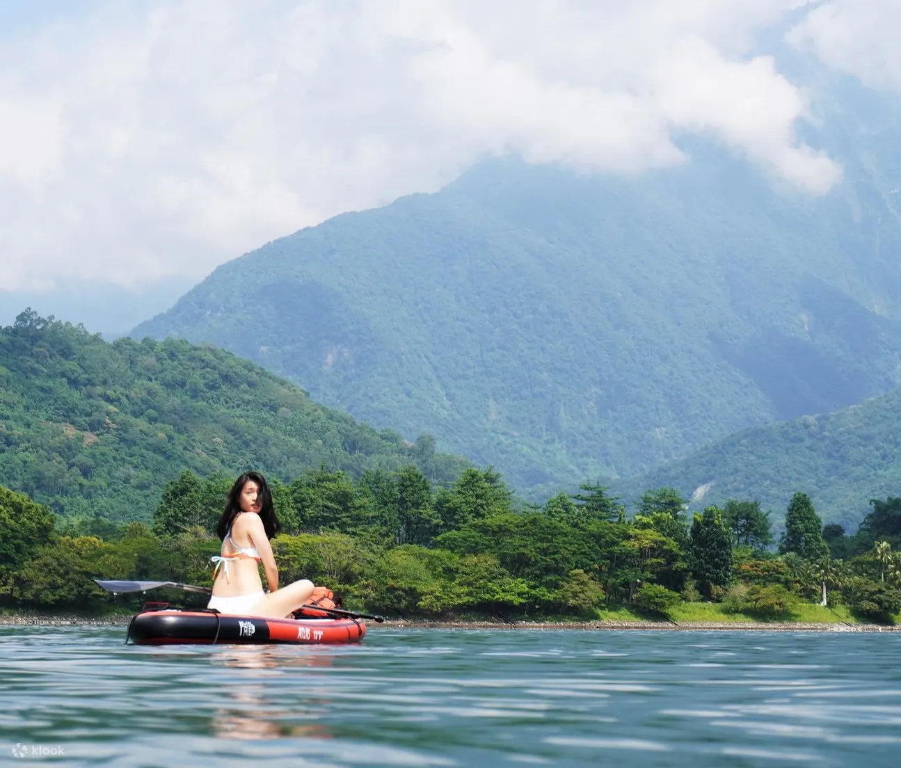 SUP at Liyu Lake in Hualien
