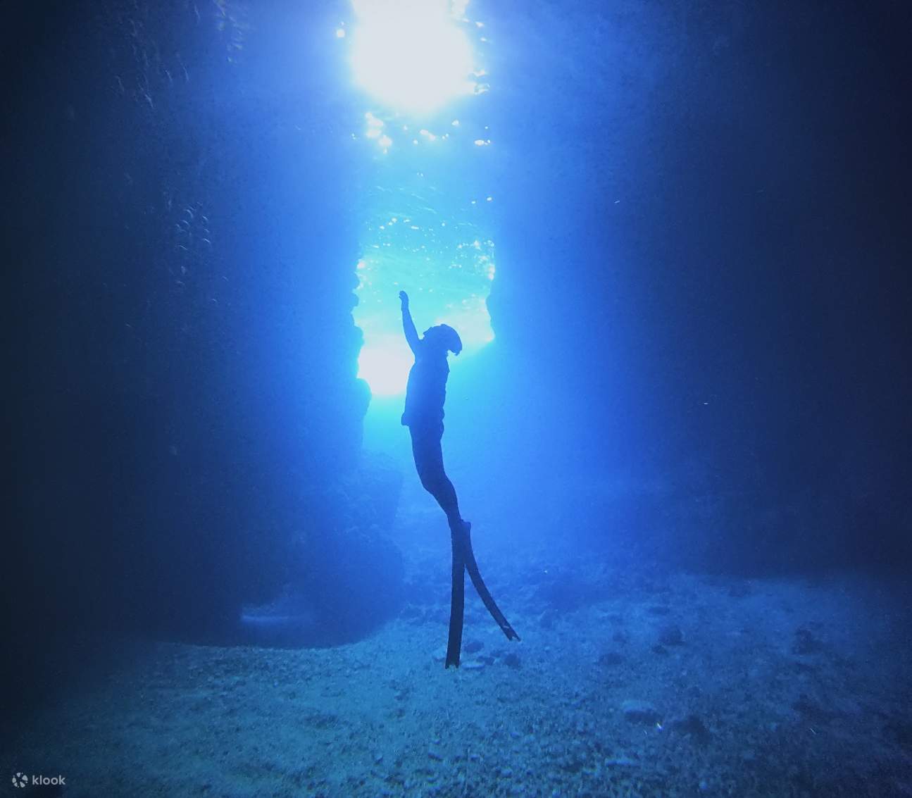 【韓国語ツアー】沖縄青の洞窟ファンダイビング（ボートエントリー／写真無料／ライセンス不要）
