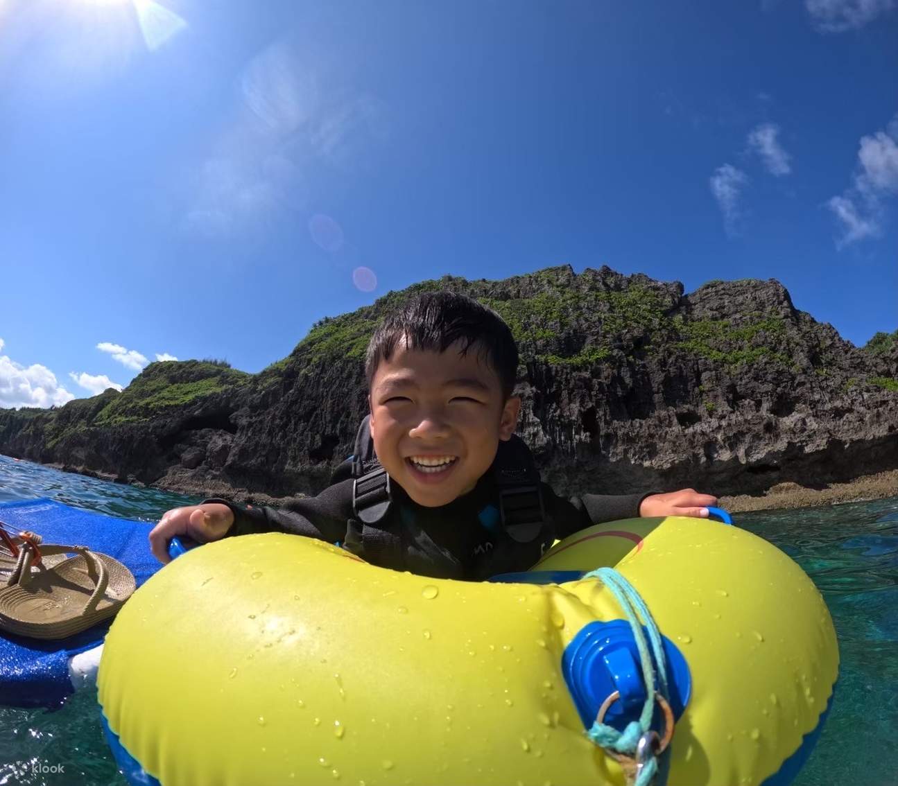 Jepang Okinawa｜Snorkeling Gua Biru｜Pelatih Bahasa Mandarin & Inggris! Pengambilan Gambar GoPro & Gratis Pemberian Makan Bawah Air
