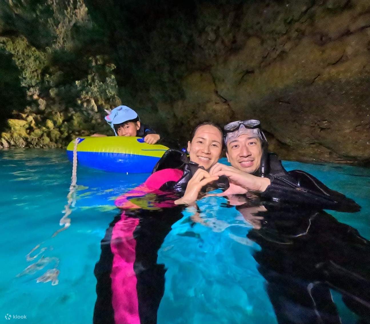 Jepang Okinawa｜Snorkeling Gua Biru｜Pelatih Bahasa Mandarin & Inggris! Pengambilan Gambar GoPro & Gratis Pemberian Makan Bawah Air