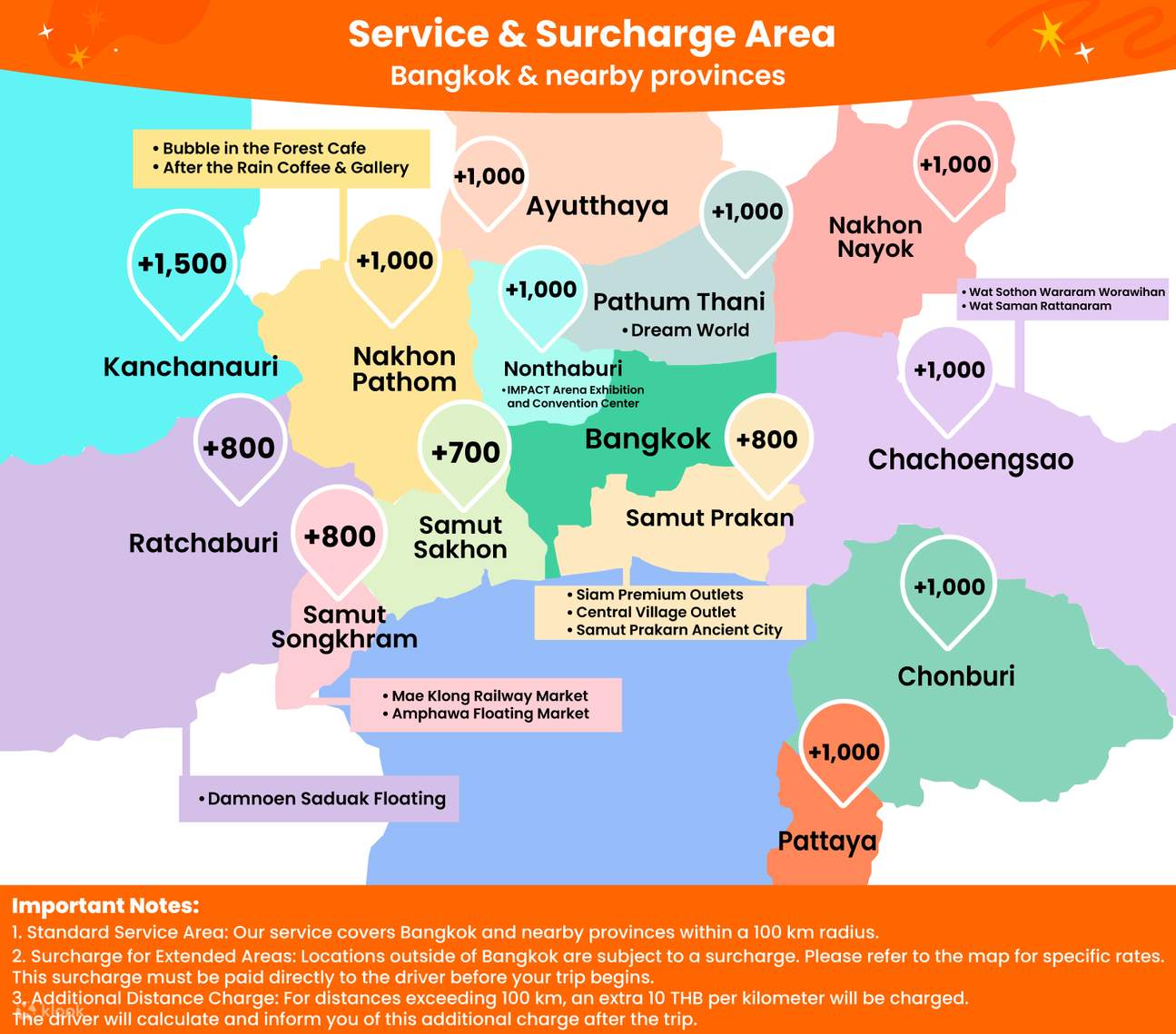 100 km Travel Distance Private Bangkok And Surroundings by TTD Global ...