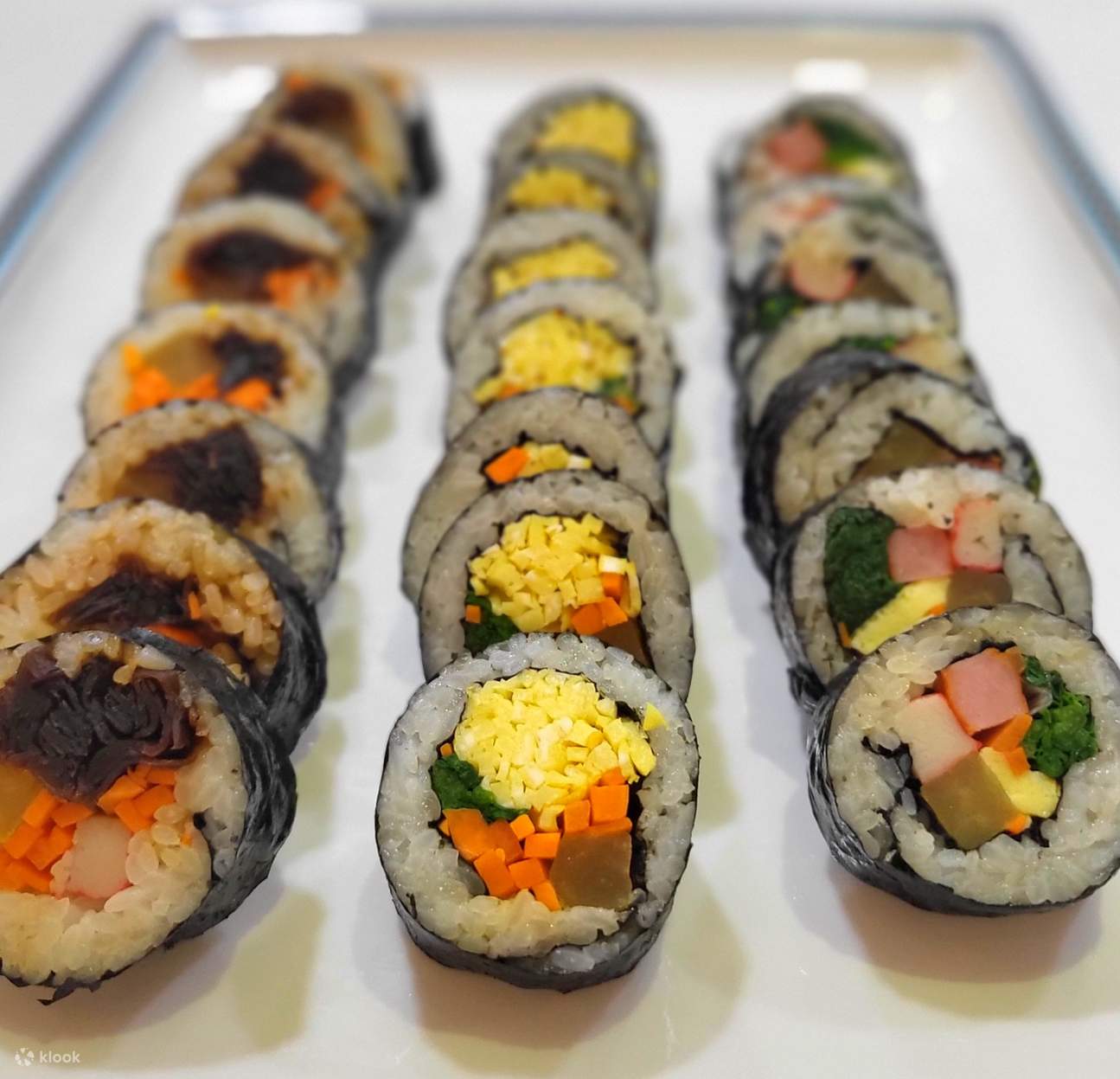 您将学习3种紫菜包饭的制作方法