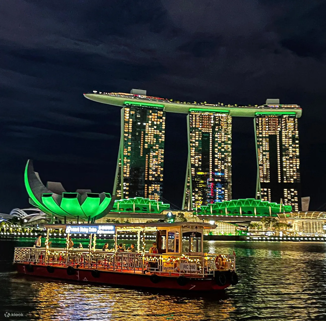滨海湾金沙夜景