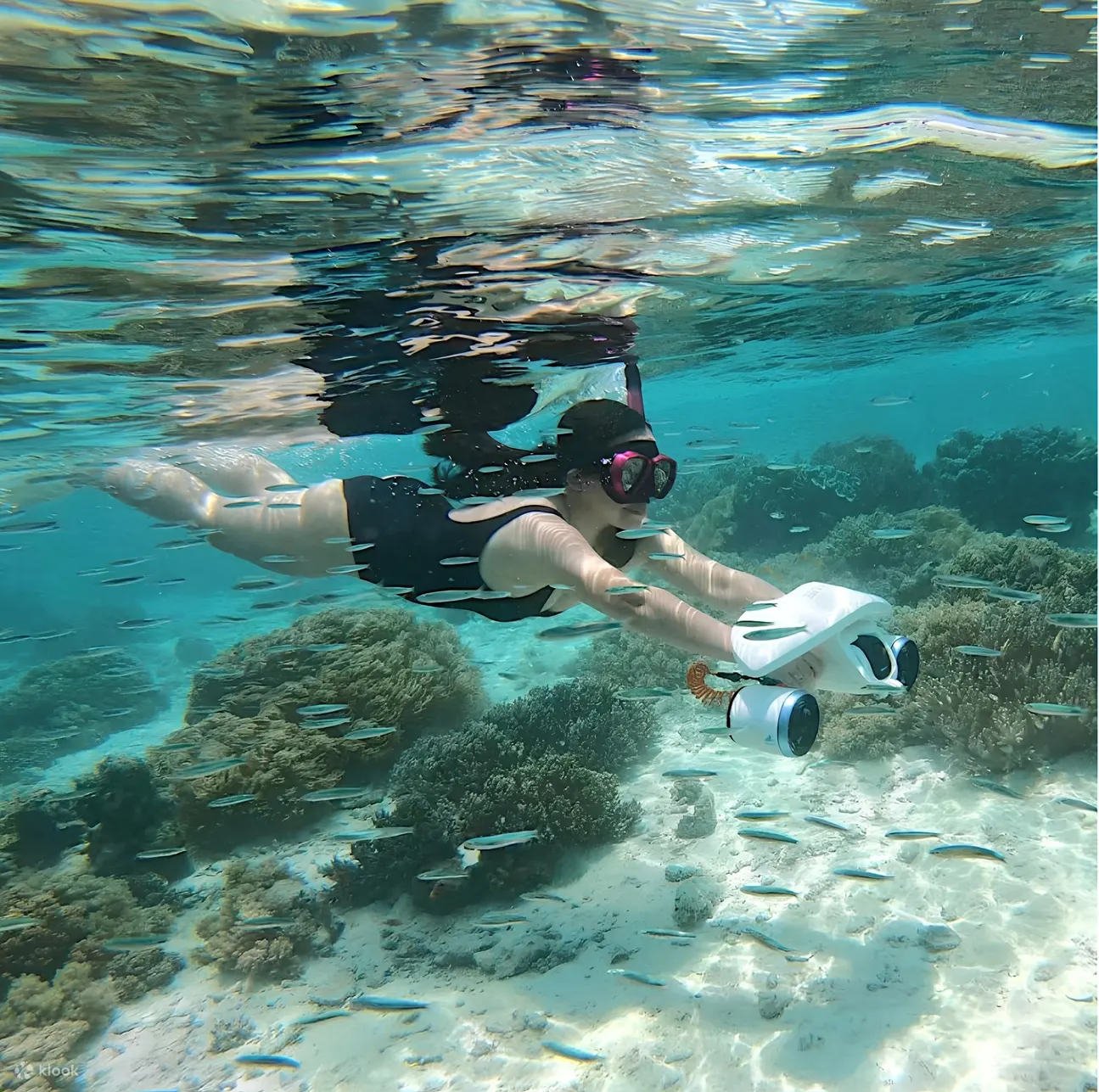 锡亚高岛：水下摩托车体验
