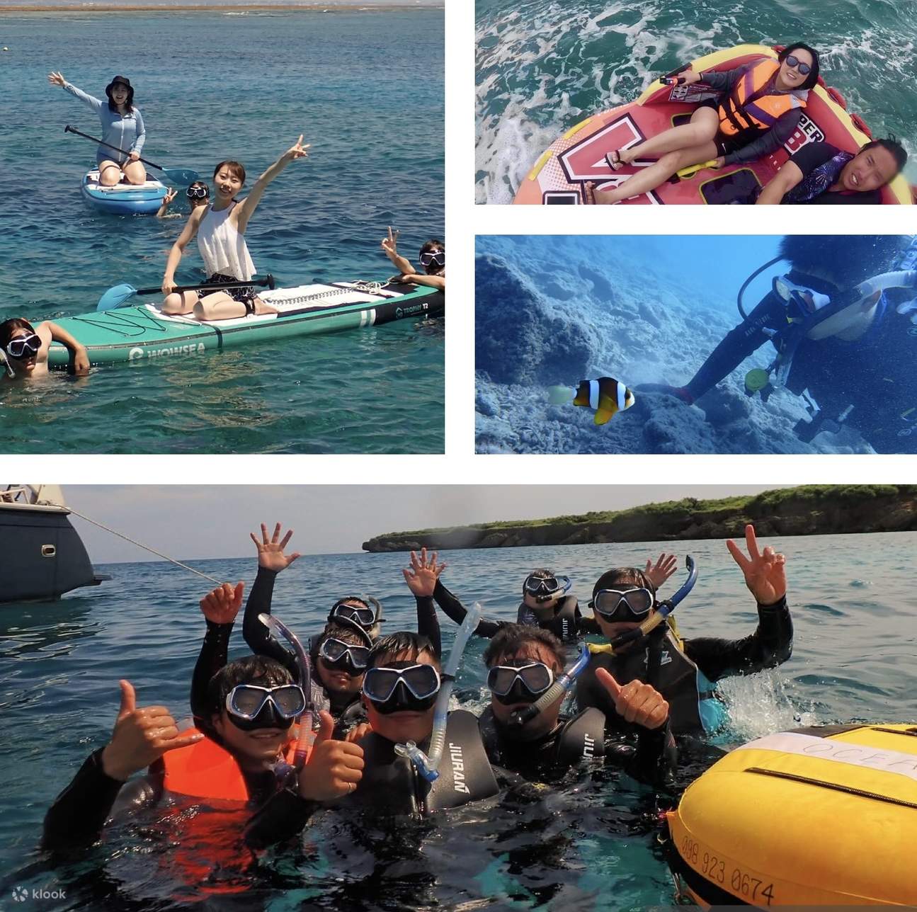 盡情享受在沖繩海中浮潛的樂趣