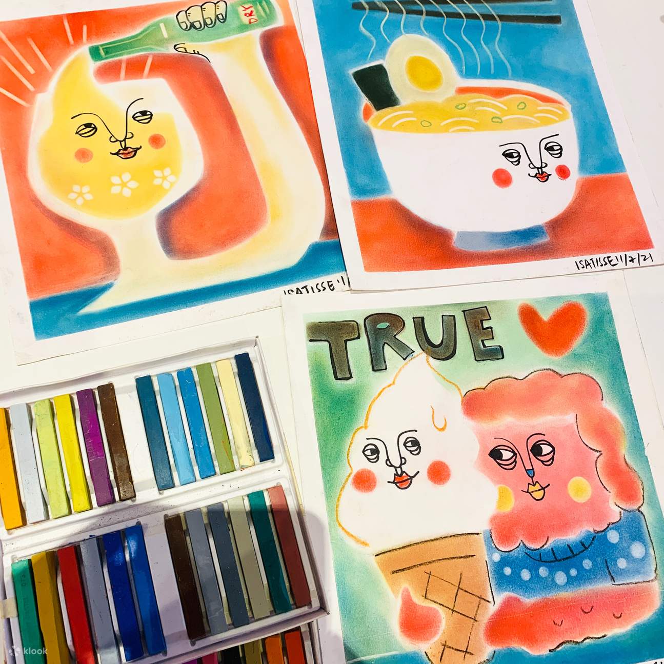 Nagomi Pastel Art Trial Klook Hong Kong