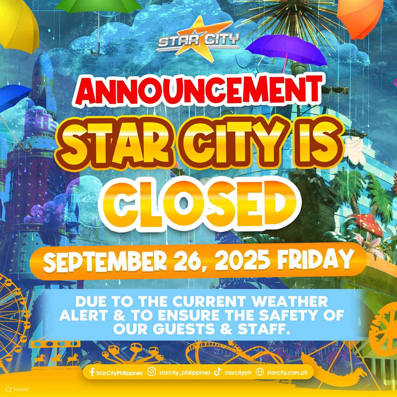 スターシティ 入場チケット（マニラ）