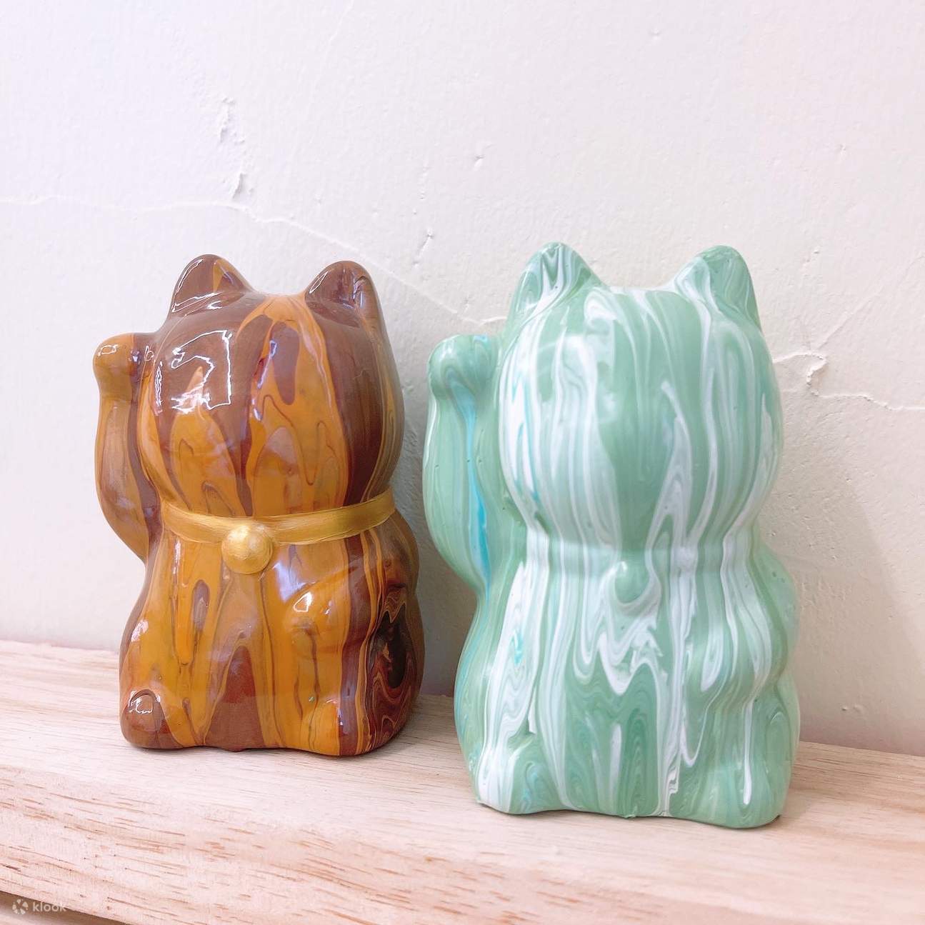 T’art Studio - Japanese White Ceramic Fluid Lucky Cat Experience Workshop | Lai Chi Kok