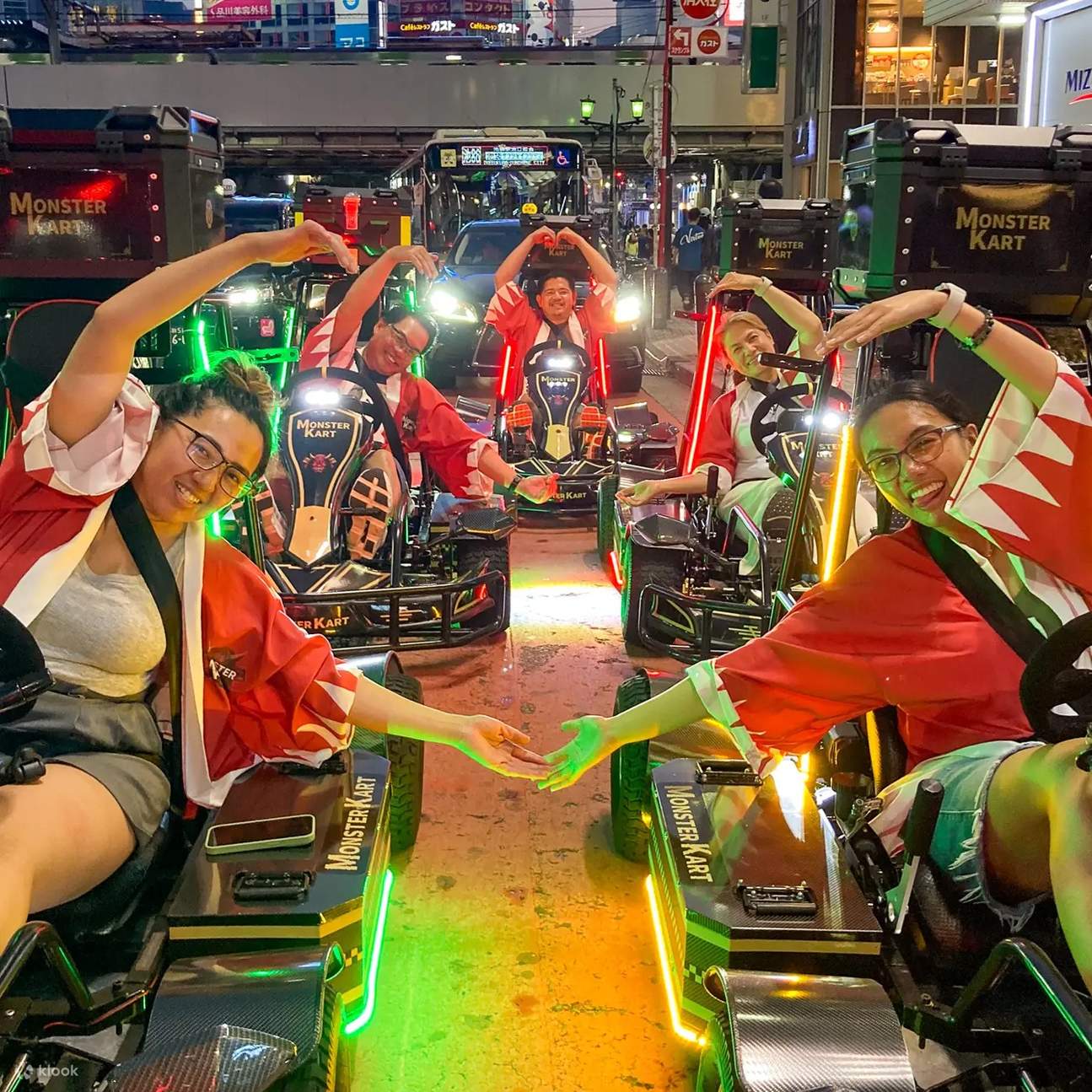 渋谷と原宿のゴーカート体験 ※国際免許証（IDP）が必要です