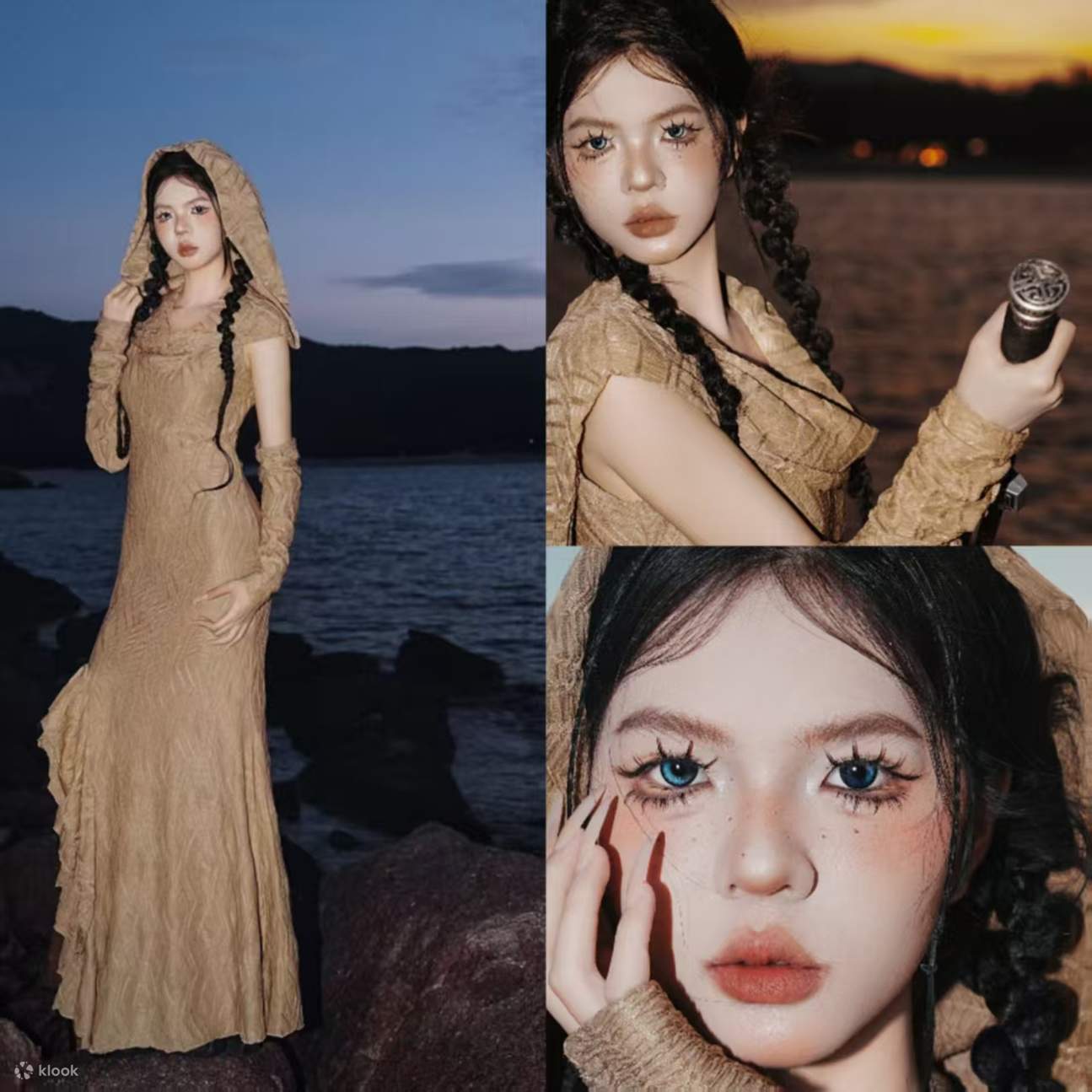 Seolah membawa kisah kuno, bersama laut dan malam, menyusun lagu yang tenang dan fantastis.