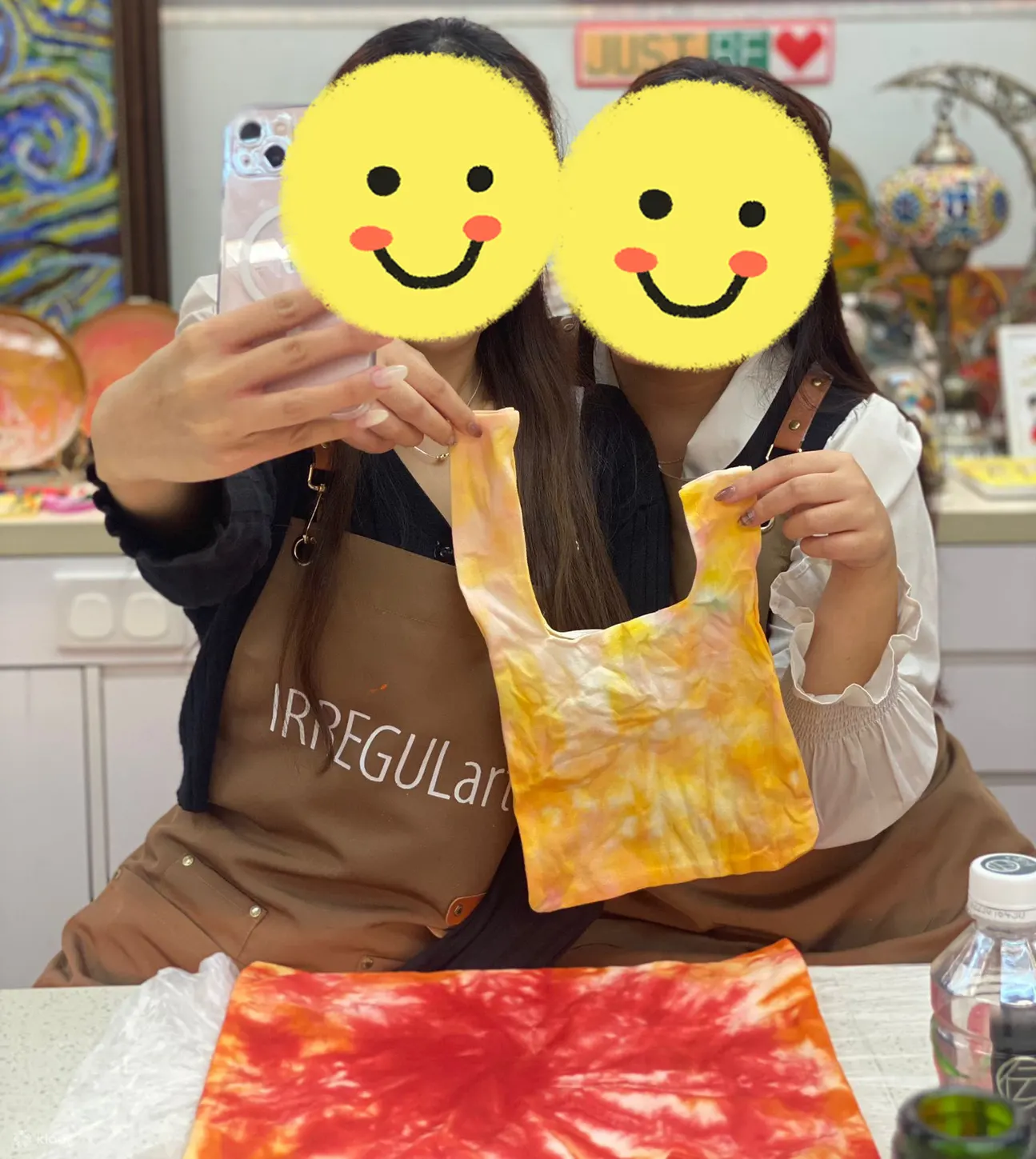 JUST BE 彩色、单色工艺扎染  【  即送小流体熊工作坊】｜香港马湾艺术村