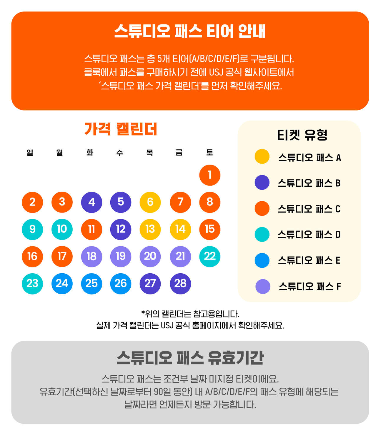 오사카 유니버설 스튜디오 재팬 티켓