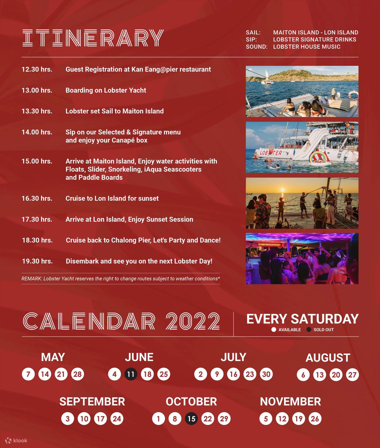 Lobster Day Live the Extraordinary Way to Maiton island & Lon island