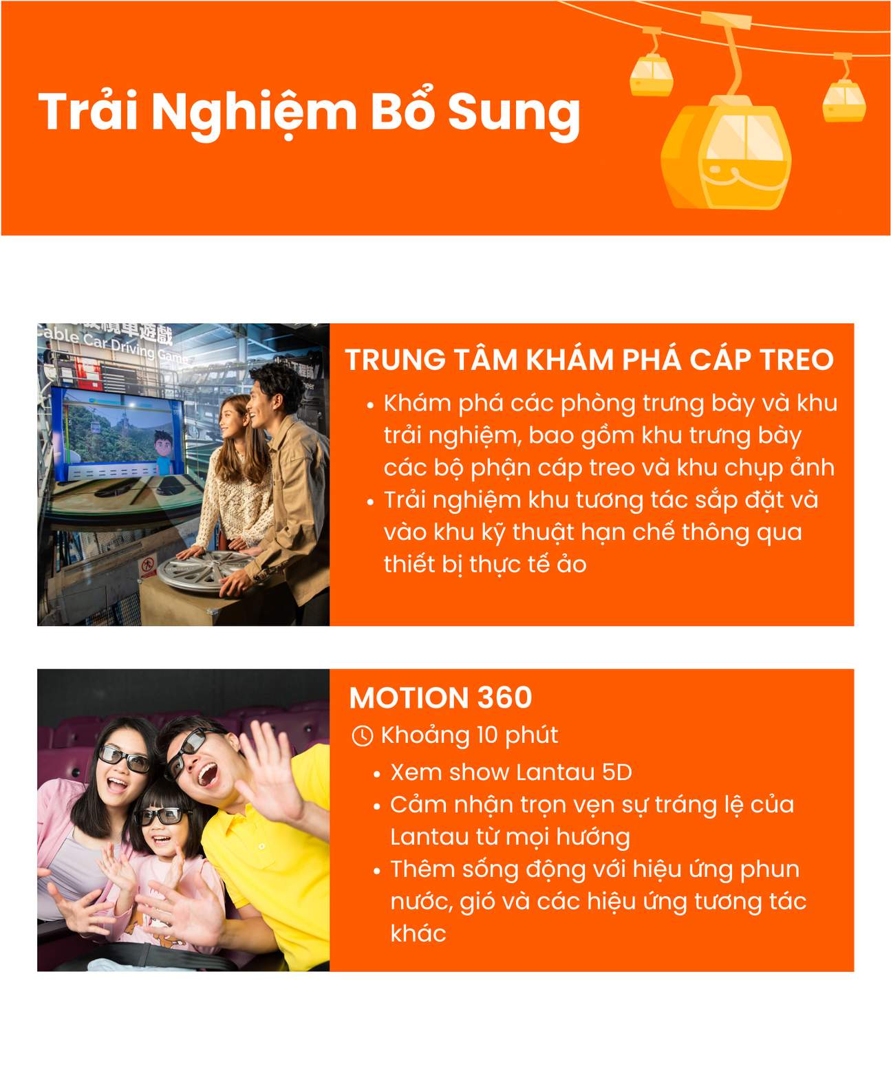 Vé Cáp Treo Ngong Ping 360 ở Hồng Kông