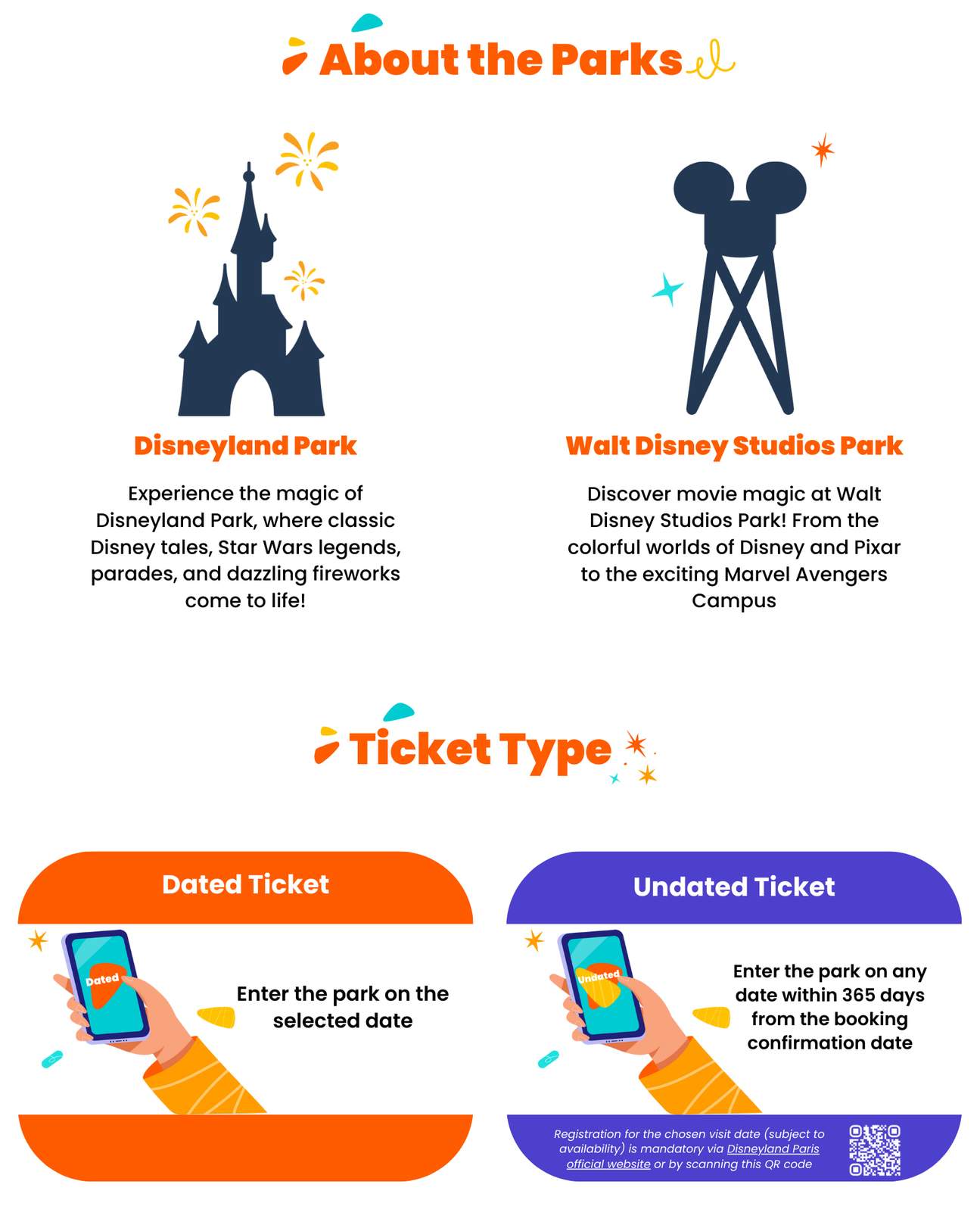 Billets pour le parc thématique Disneyland Paris