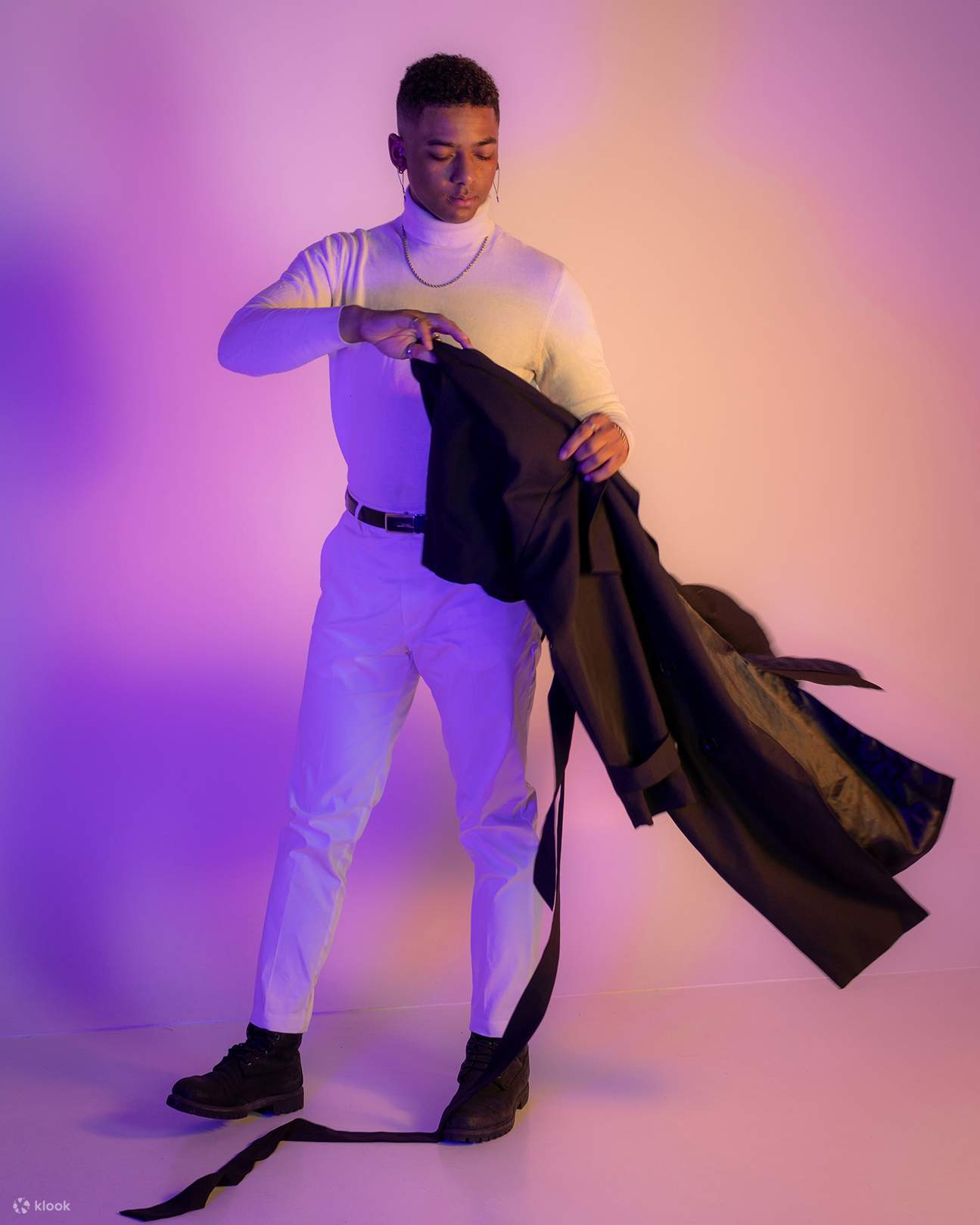 在韓國首爾的影樓拍攝