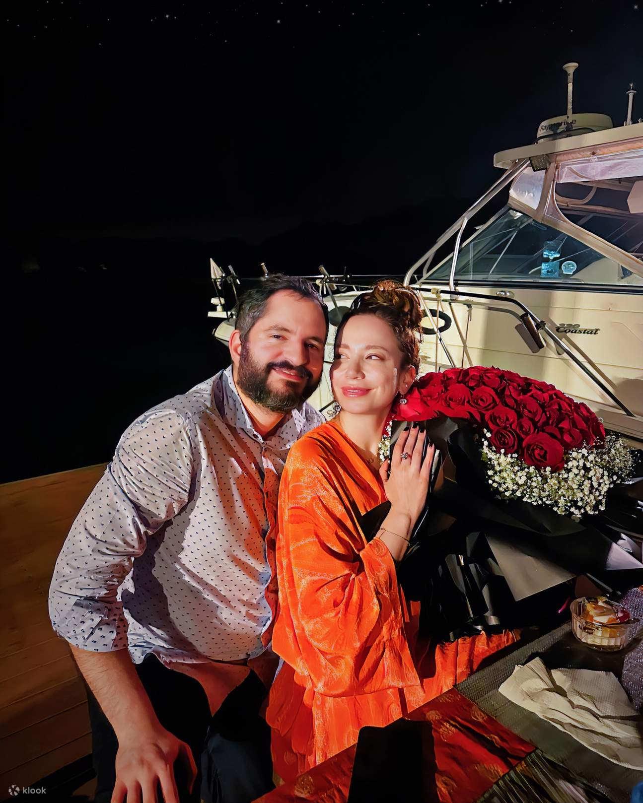 Croisière privée en yacht au coucher du soleil avec dîner